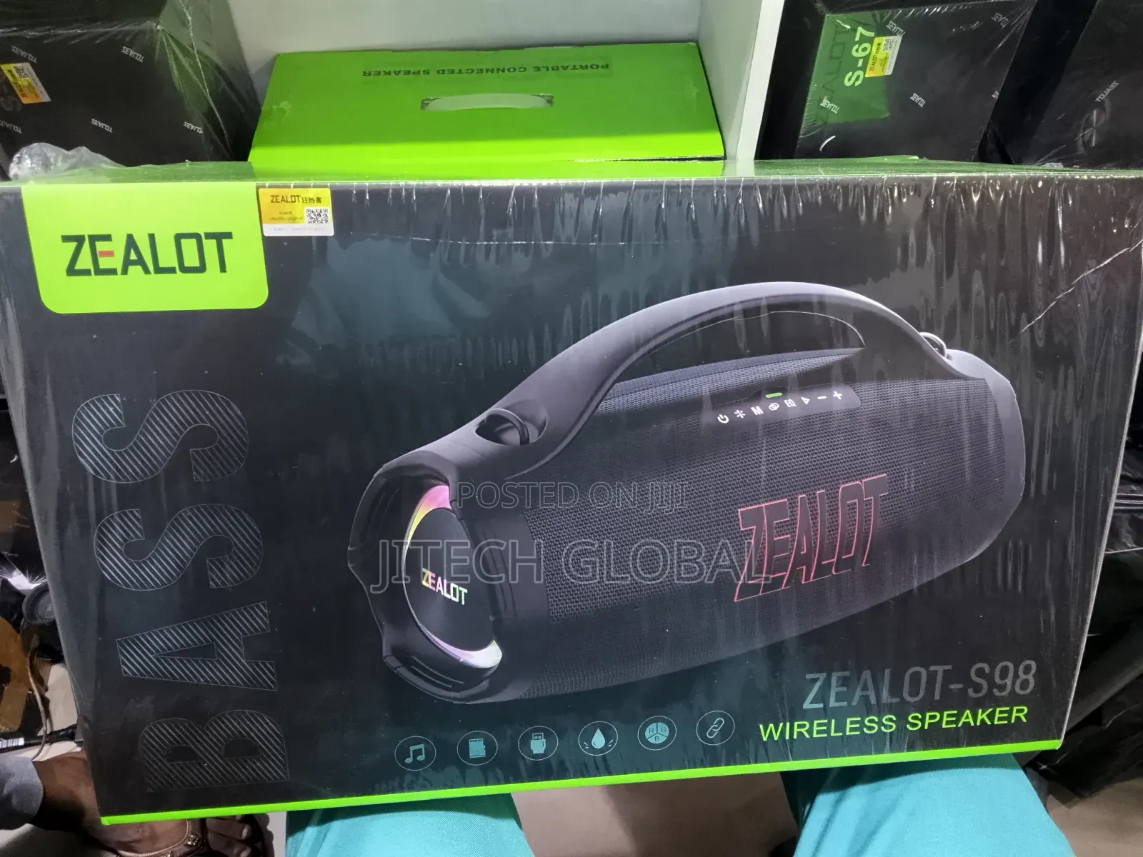 Zealot S98 High Power Bluetooth Speaker160w 36000mah Battery