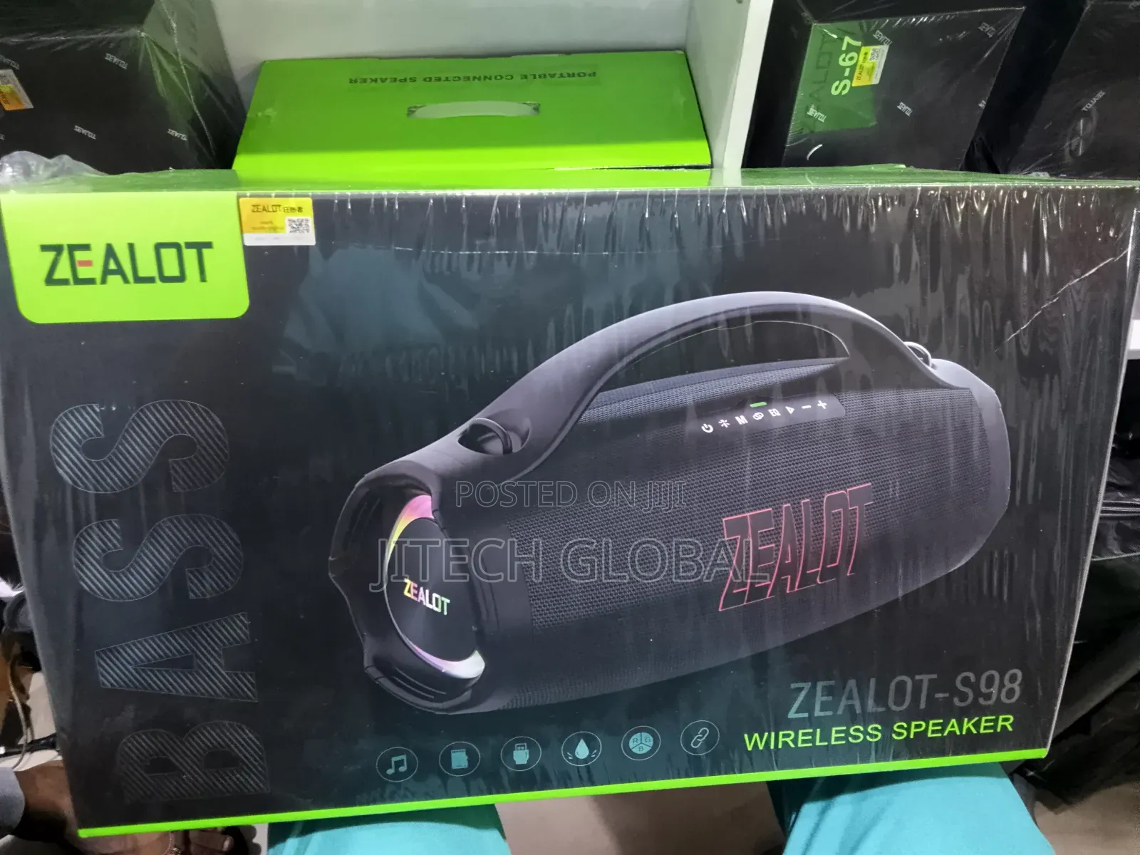 Zealot S98 High Power Bluetooth Speaker160w 36000mah Battery