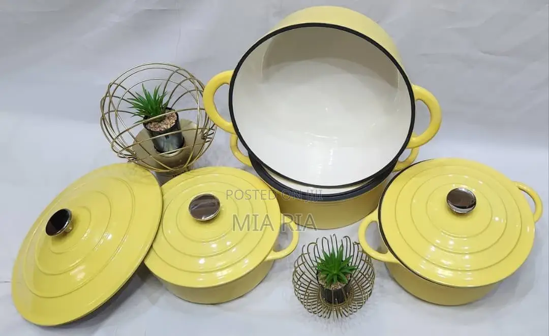 Single Enamel Cast Iron Pot