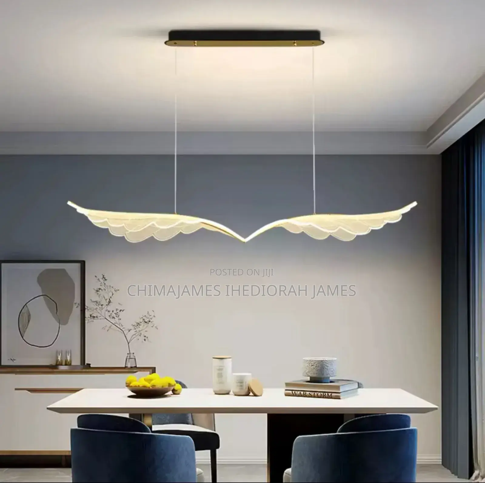 2025 Modern Angel Wings Design Led Chandelier for Dining Roo