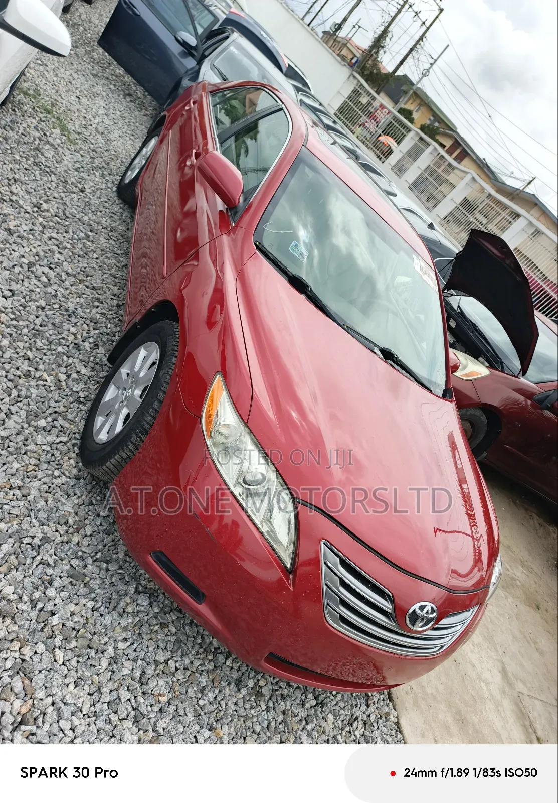 Toyota Camry 2.4 XLE 2008 Red