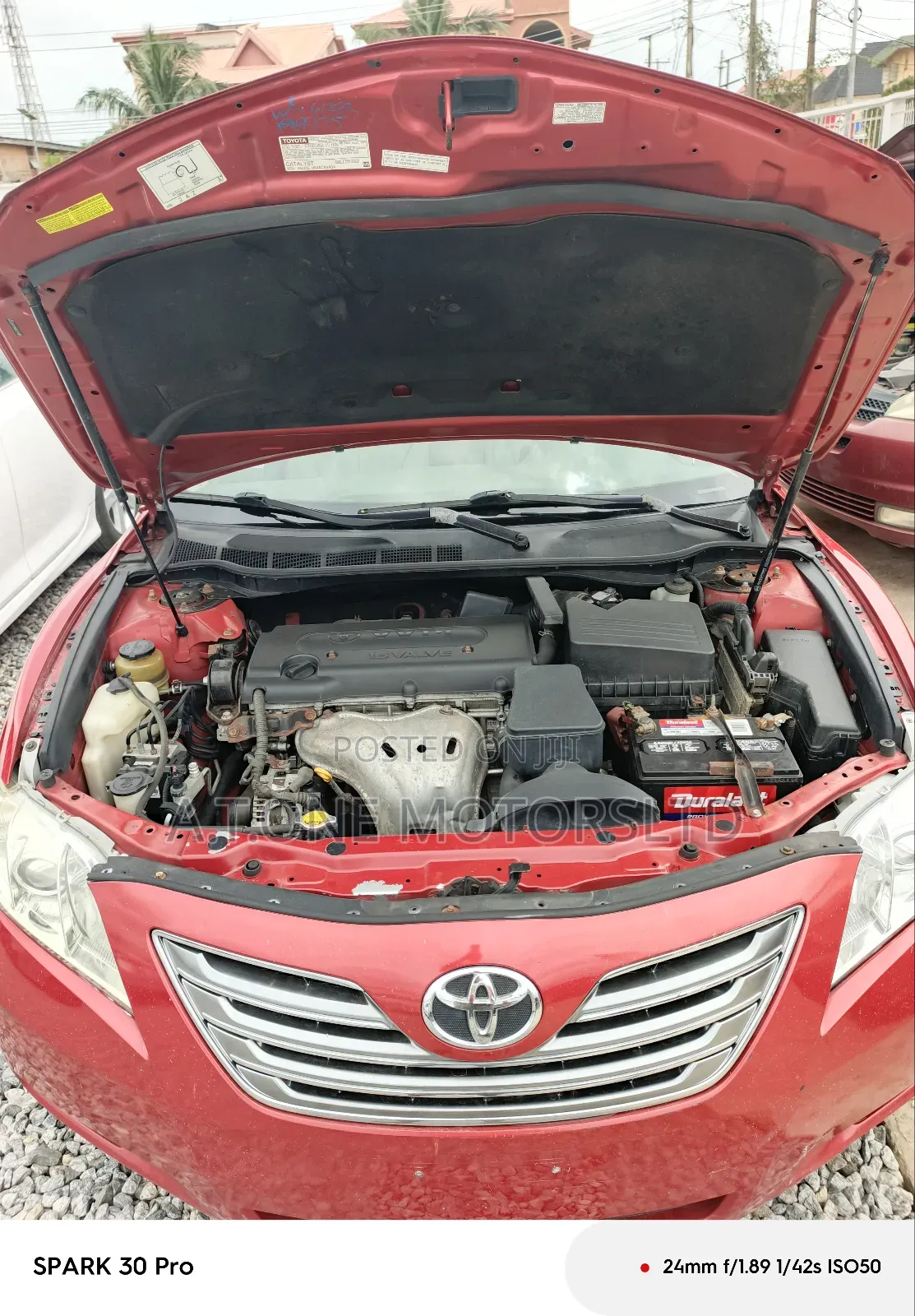 Toyota Camry 2.4 XLE 2008 Red