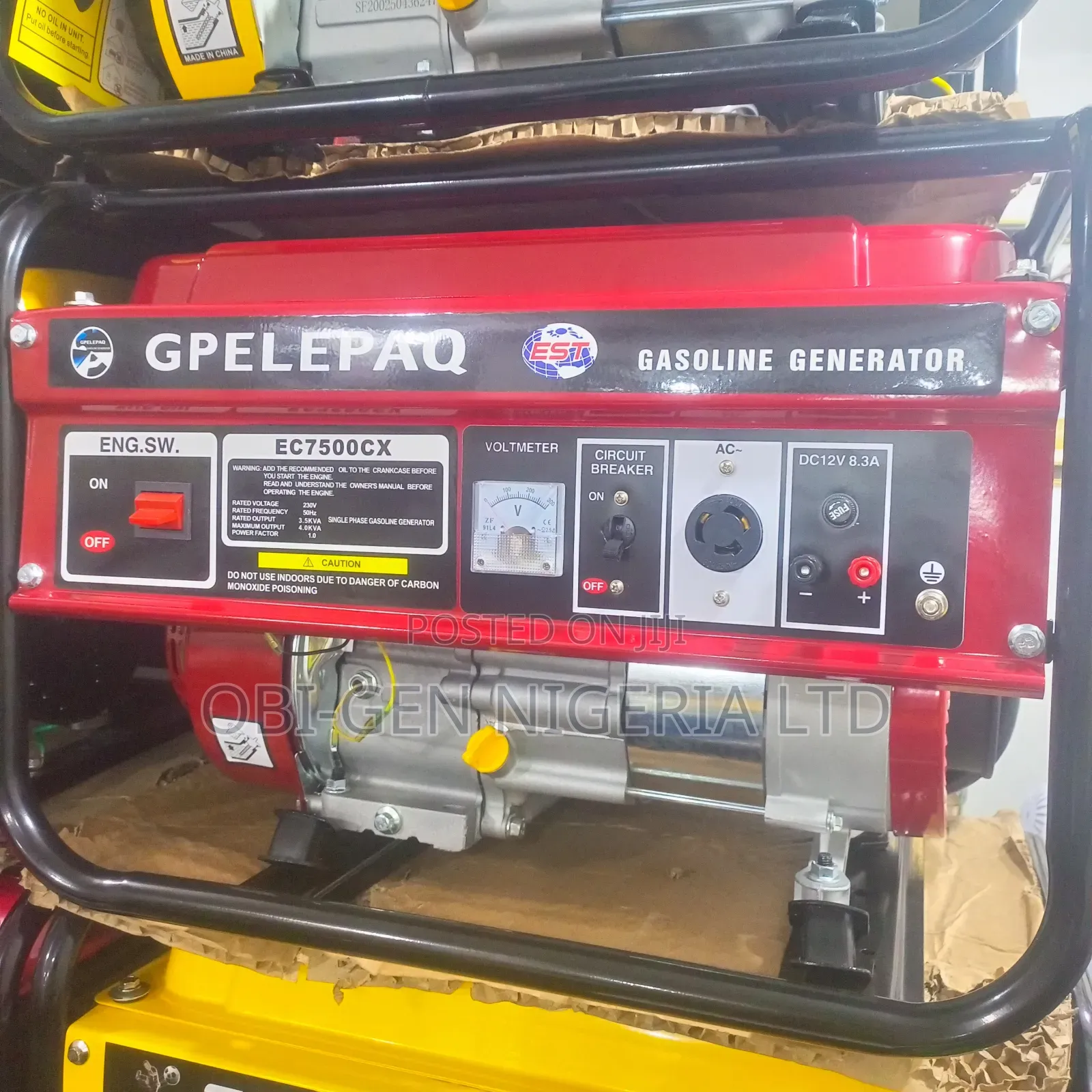 Gp Elepaq Ec7500cx Generator Set