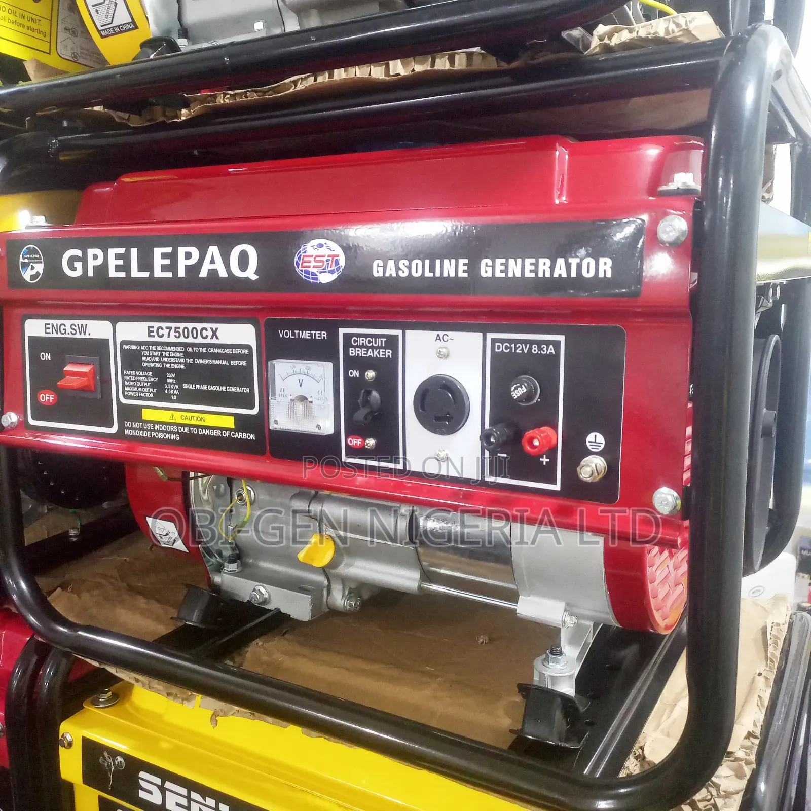 Gp Elepaq Ec7500cx Generator Set