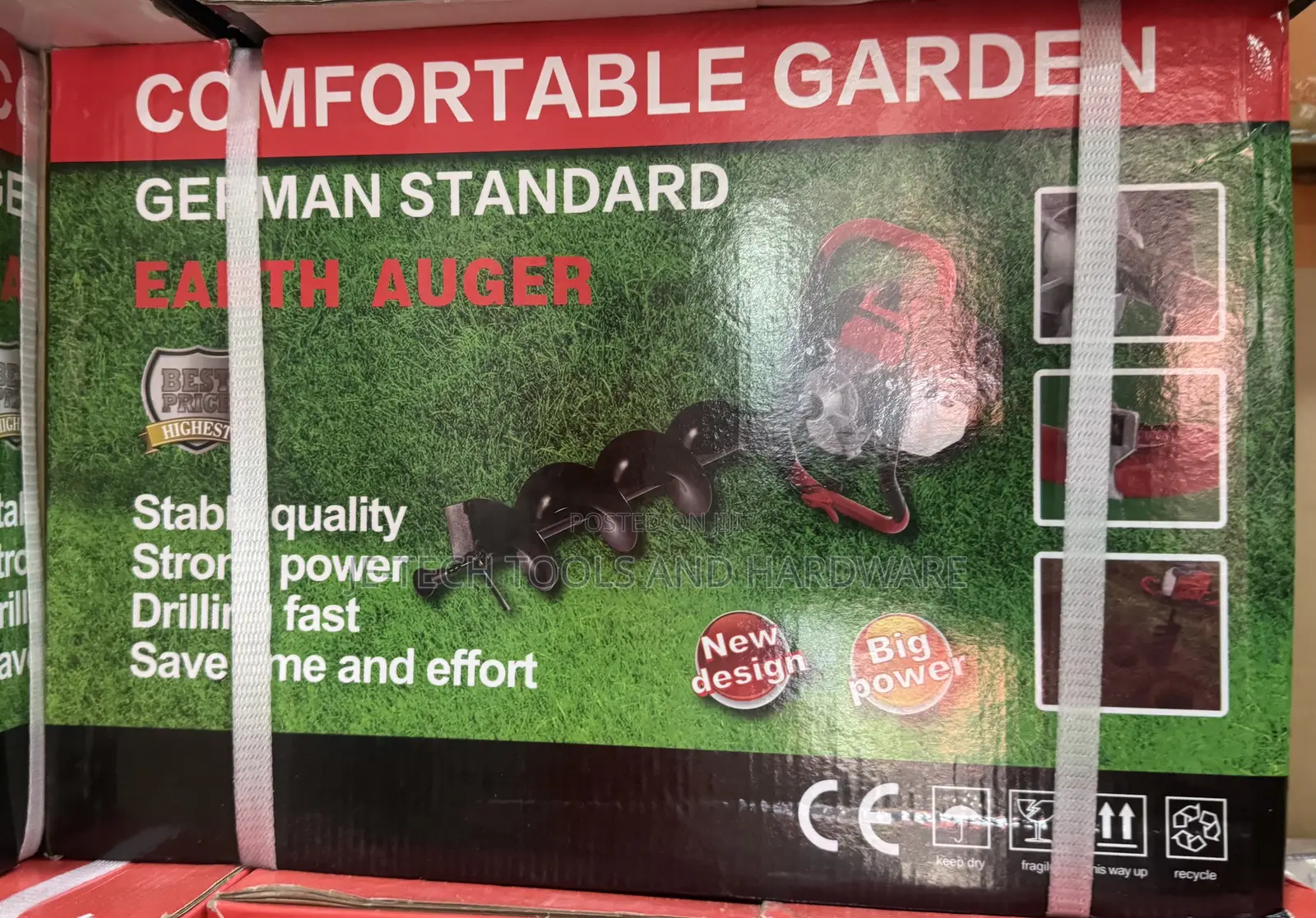 German Standard Comfortable Garden Earth Auger