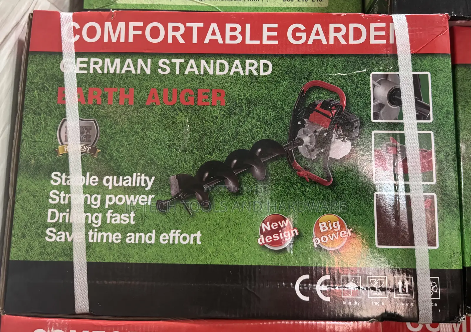 German Standard Comfortable Garden Earth Auger