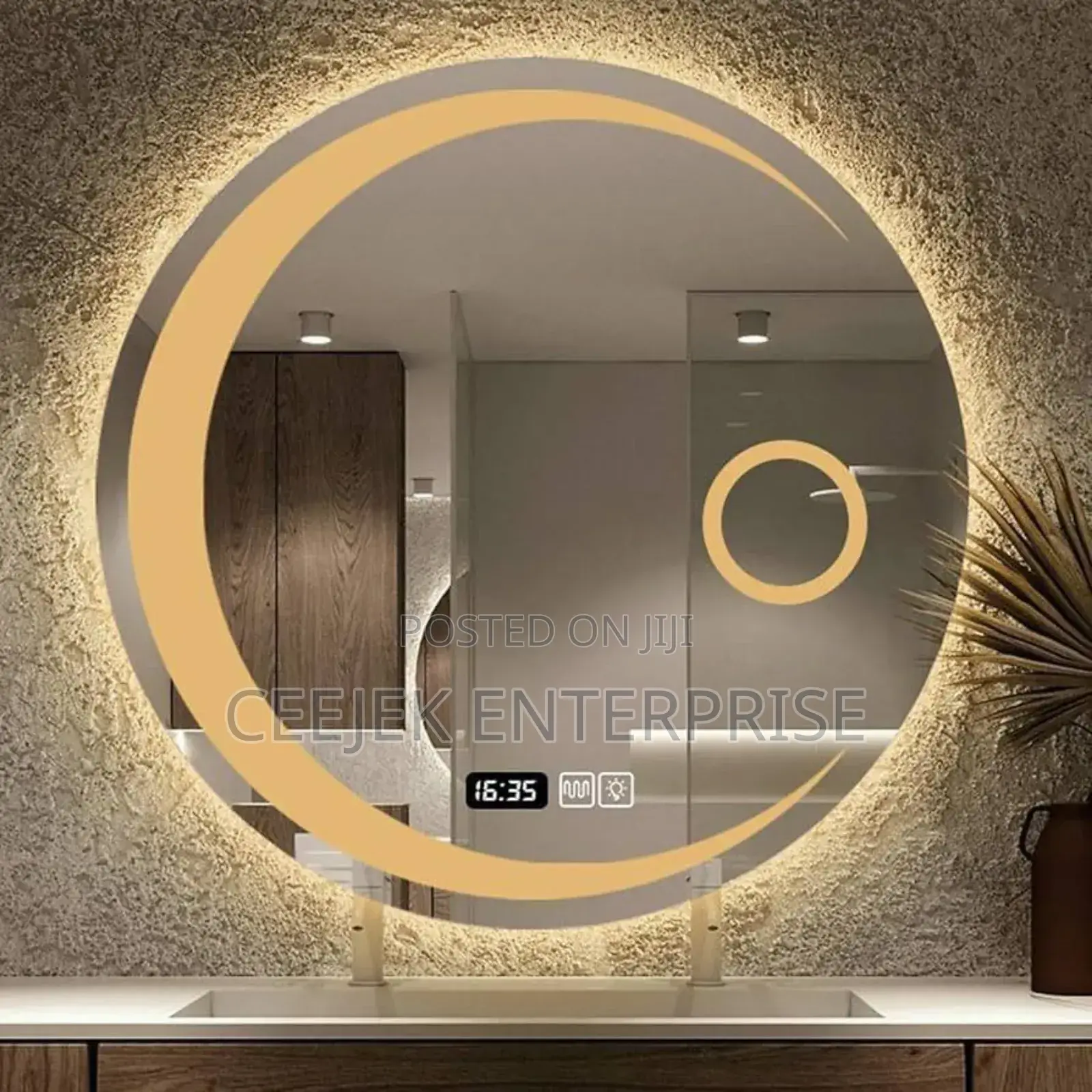 Led Mirror With 3 Ligth and Blue Tooth