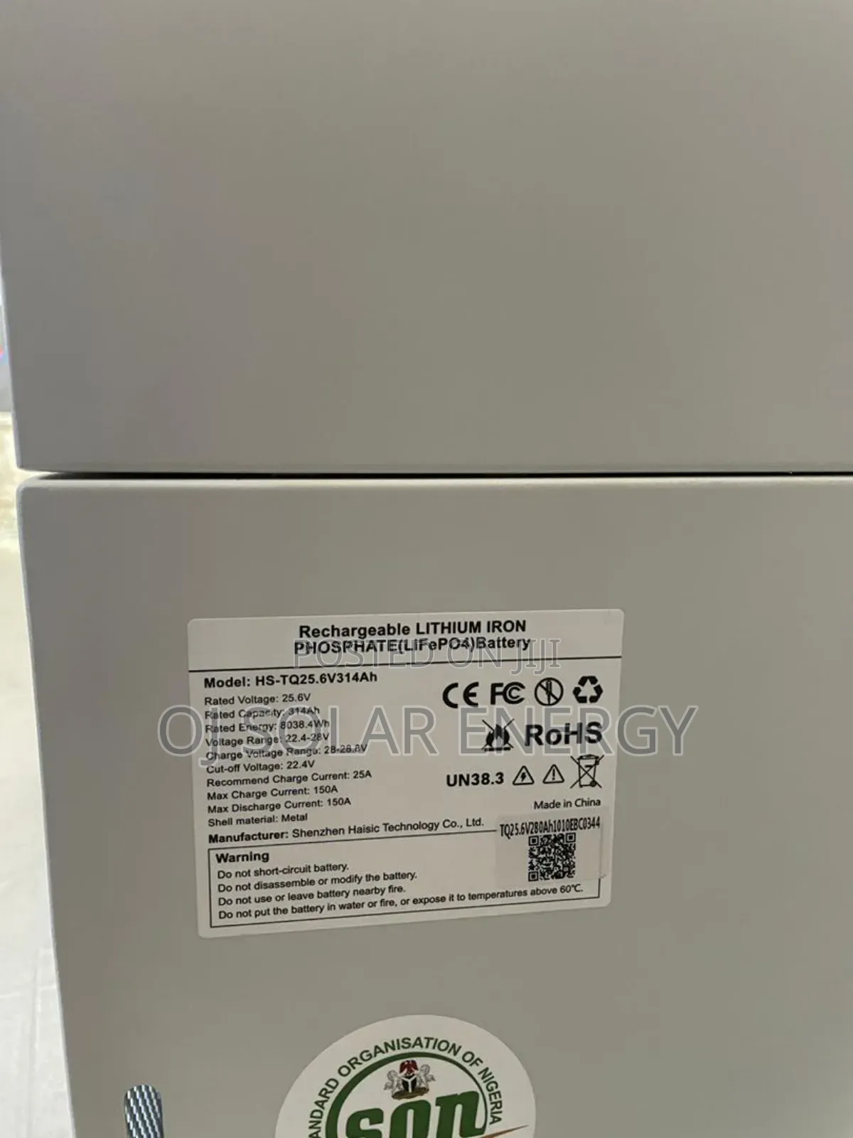 Haisic 8,000kwh Solar Generator/System