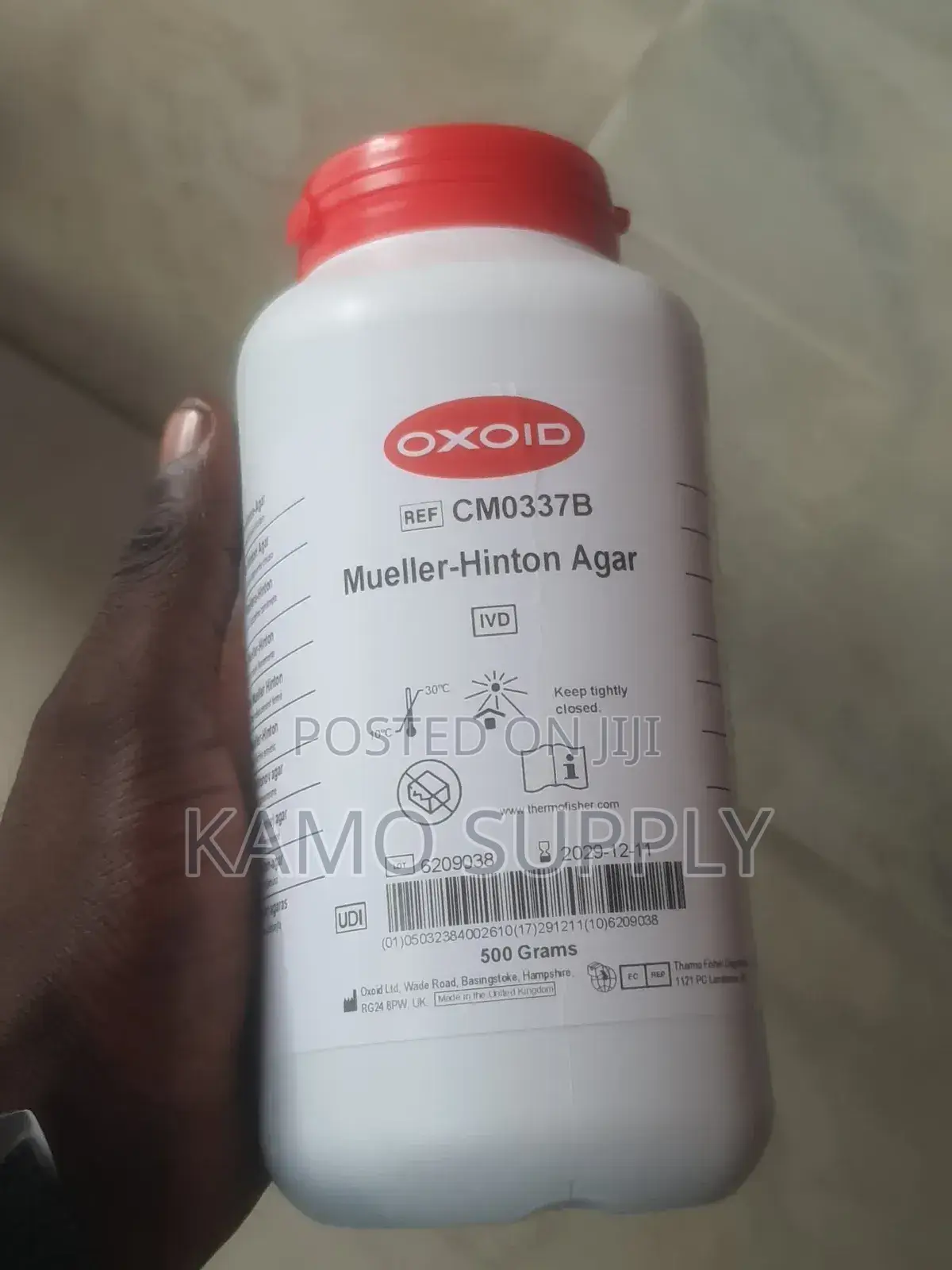 Mueller Hinton Agar 500g Oxoid