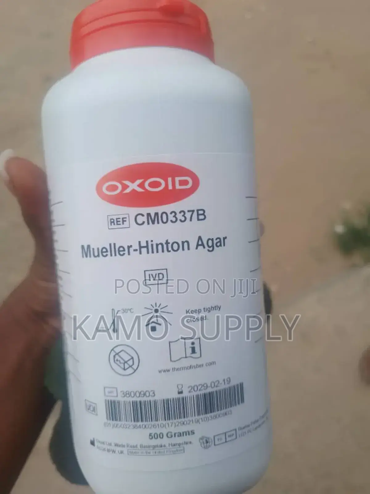 Mueller Hinton Agar 500g Oxoid