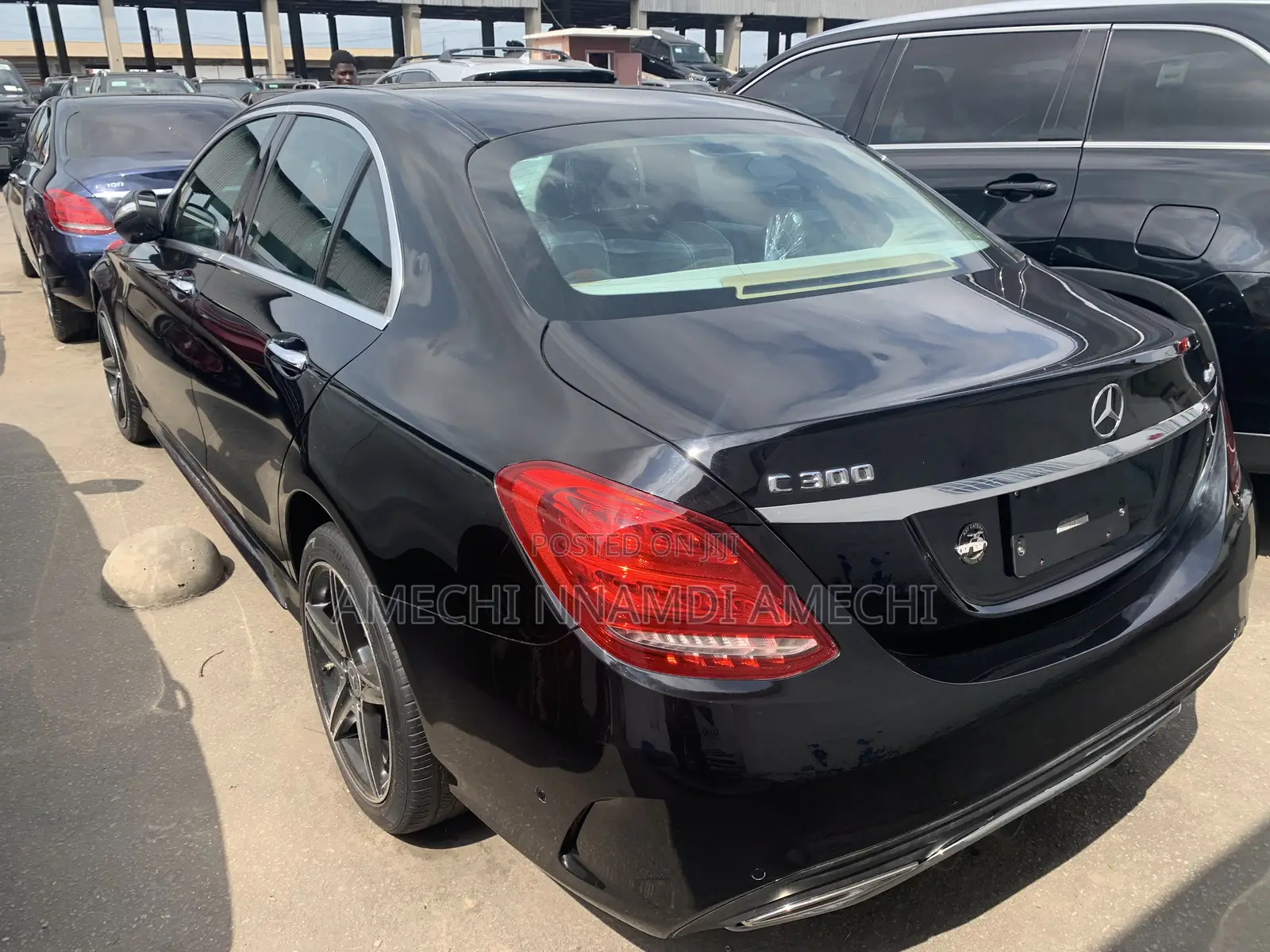 Mercedes-Benz C300 Luxury 4Matic Sedan AWD (2.0L 4cyl 7A) 2016 Black