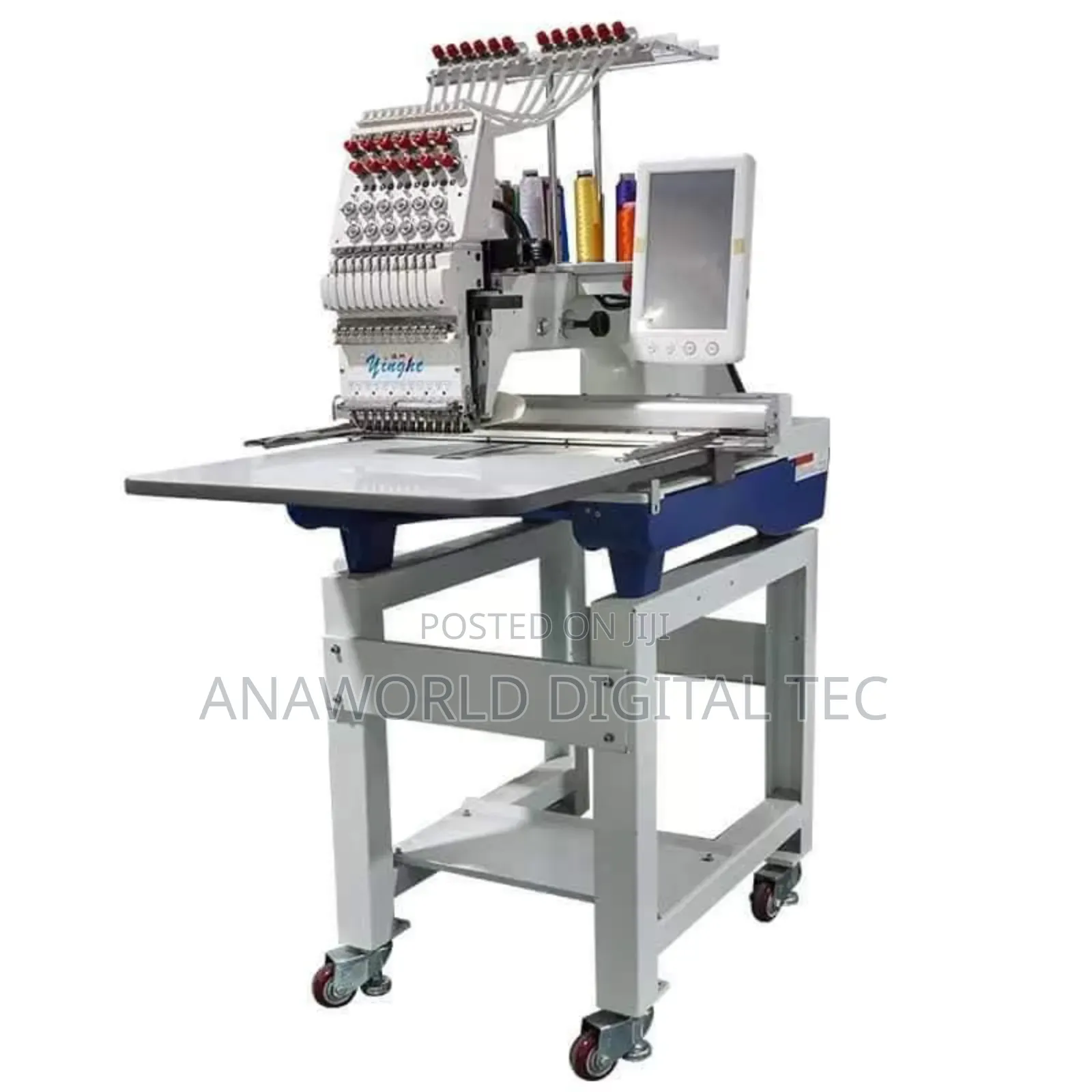 1 Head Digital Embroidery Monogramming Machine