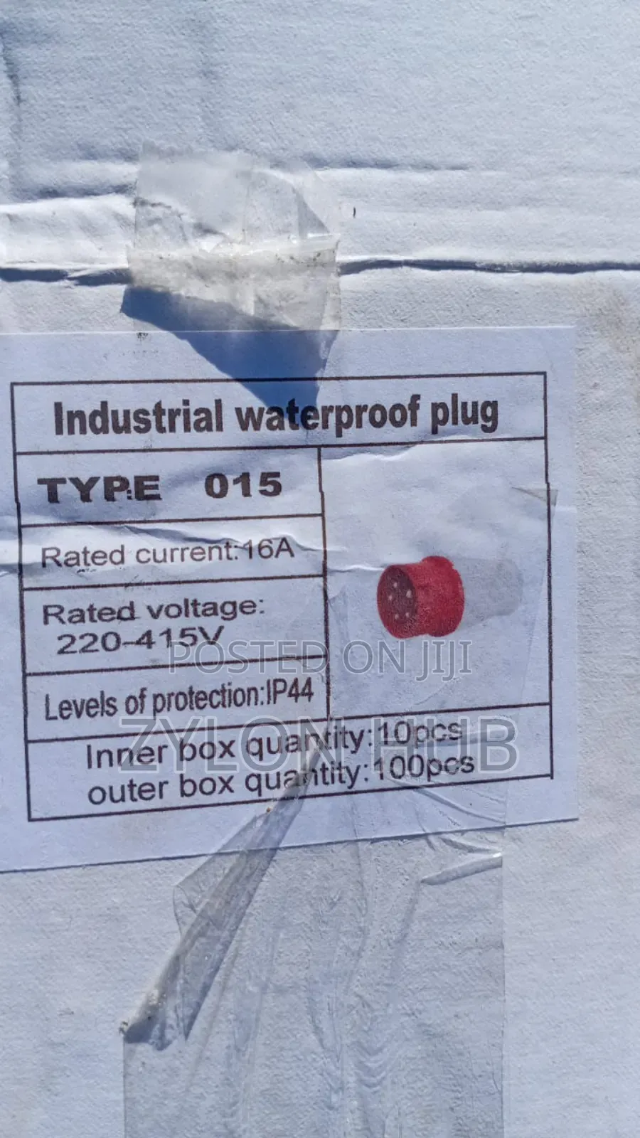 Industrial Waterproof Plug 16amps