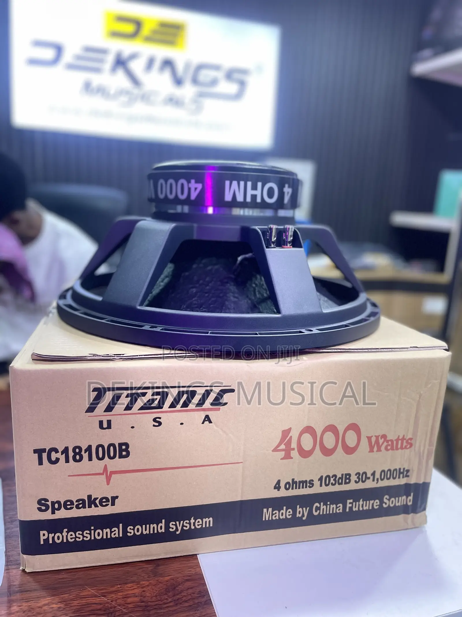 Titanic Tc18100b 18 Inches Naked Speaker Magnet 4000 Watts