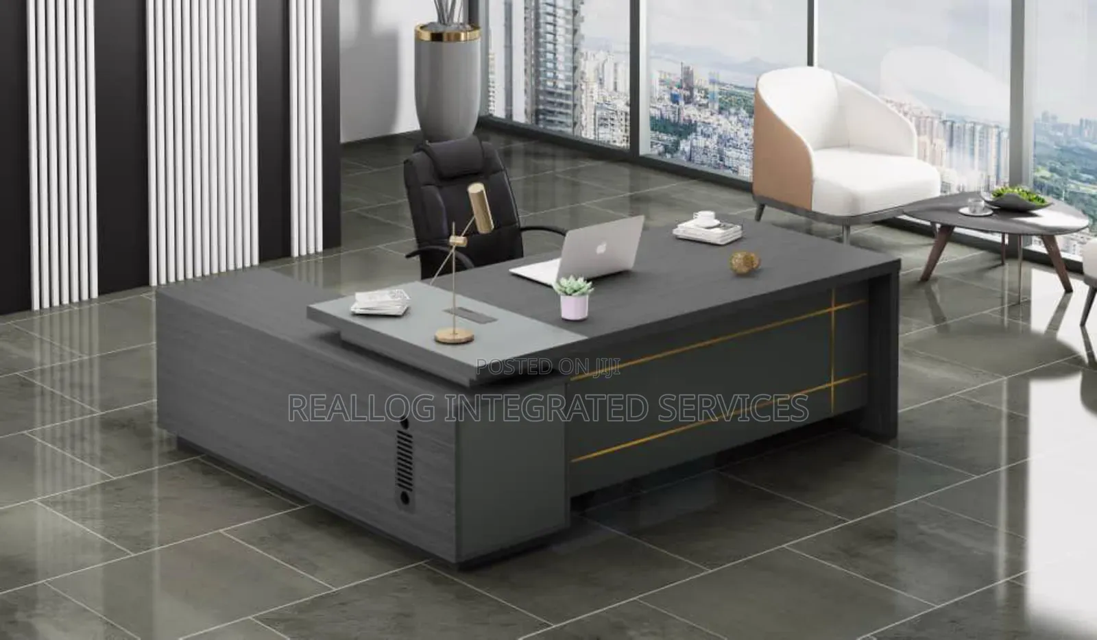 Modern Executive Office Table With an Extension
