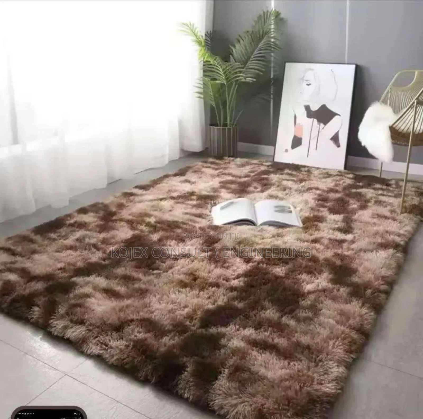 Plush Soft Fluffy Center Rugs Size : 160x230cm(5by7)Ft