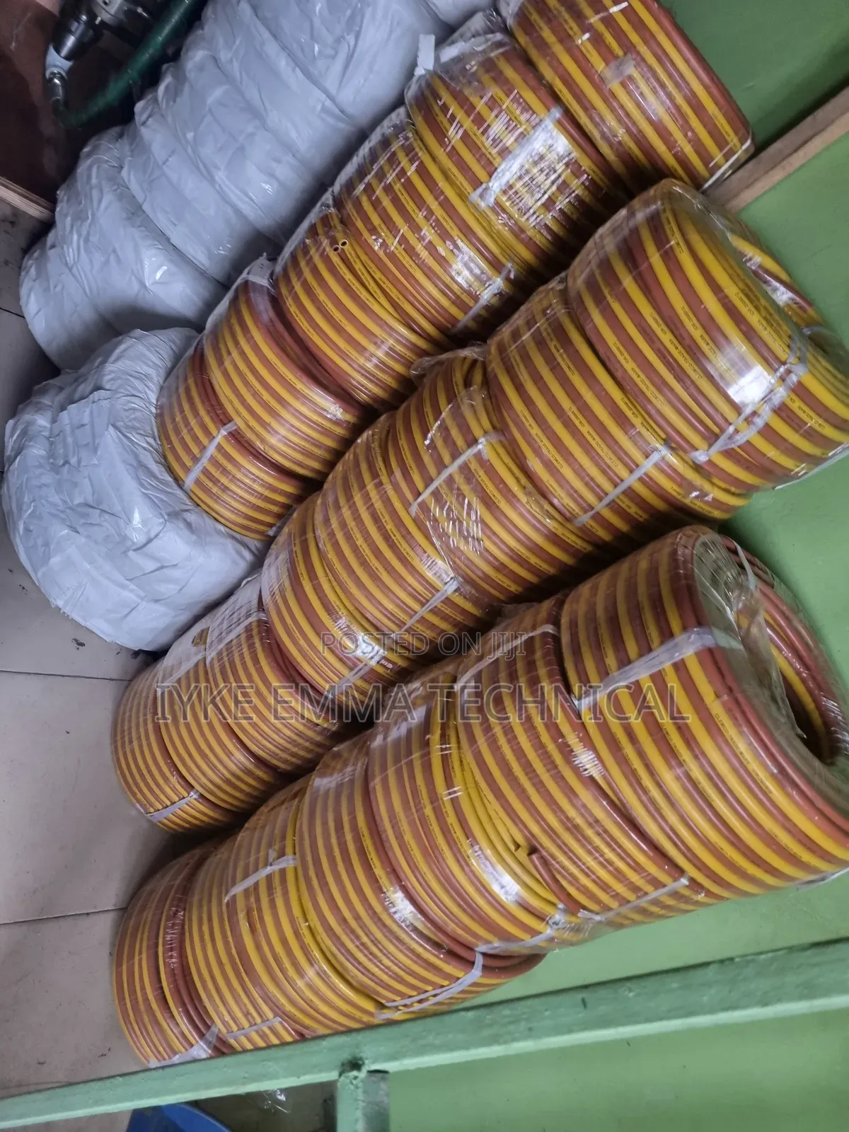 Clemco Air Hose, Twinline, 50 Foot, Coupled