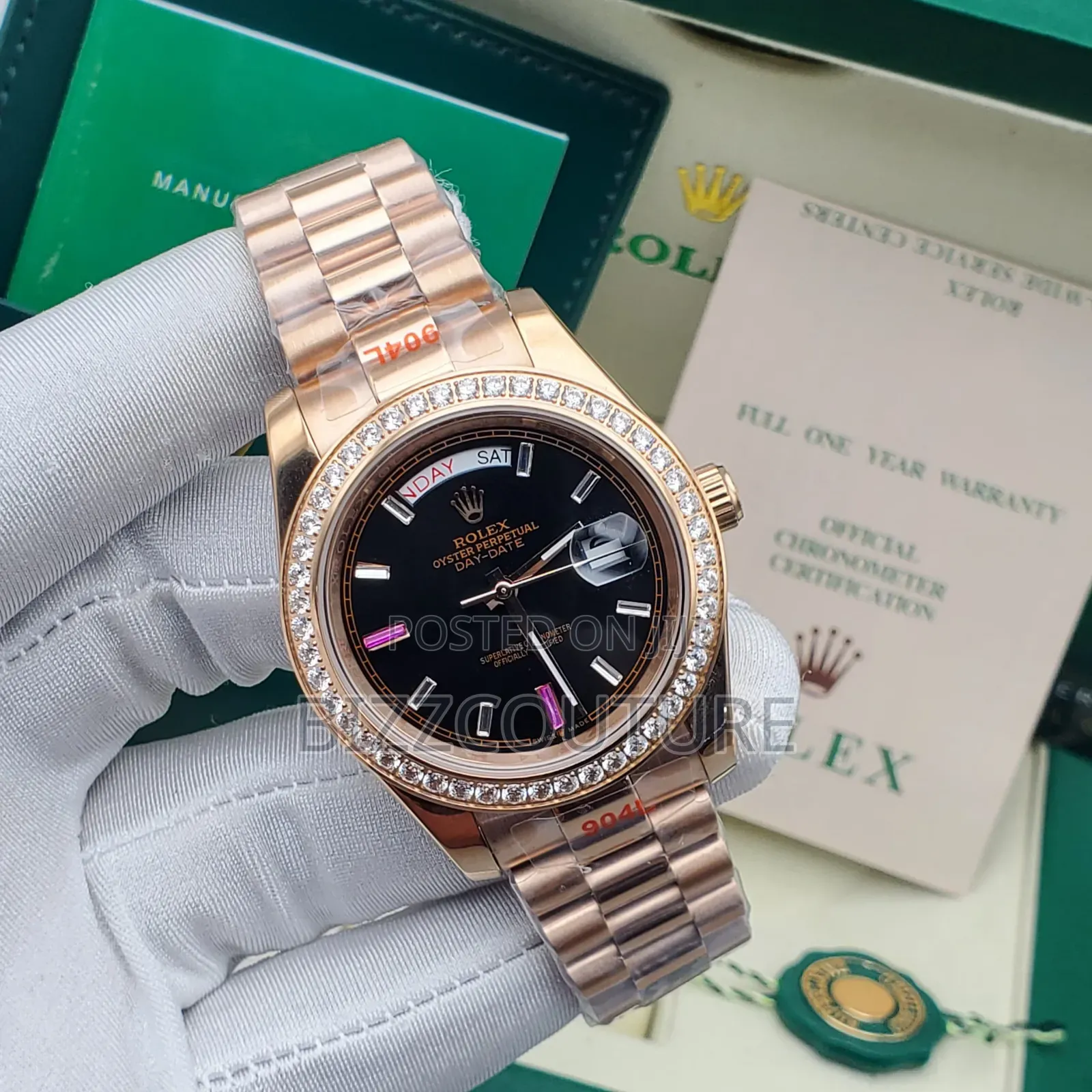 Original Rolex Gold Stainless Steel Calendar Watch