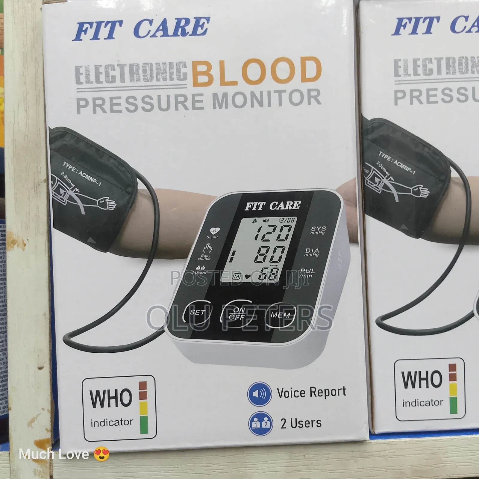 Fit Care Blood Pressure Monitor