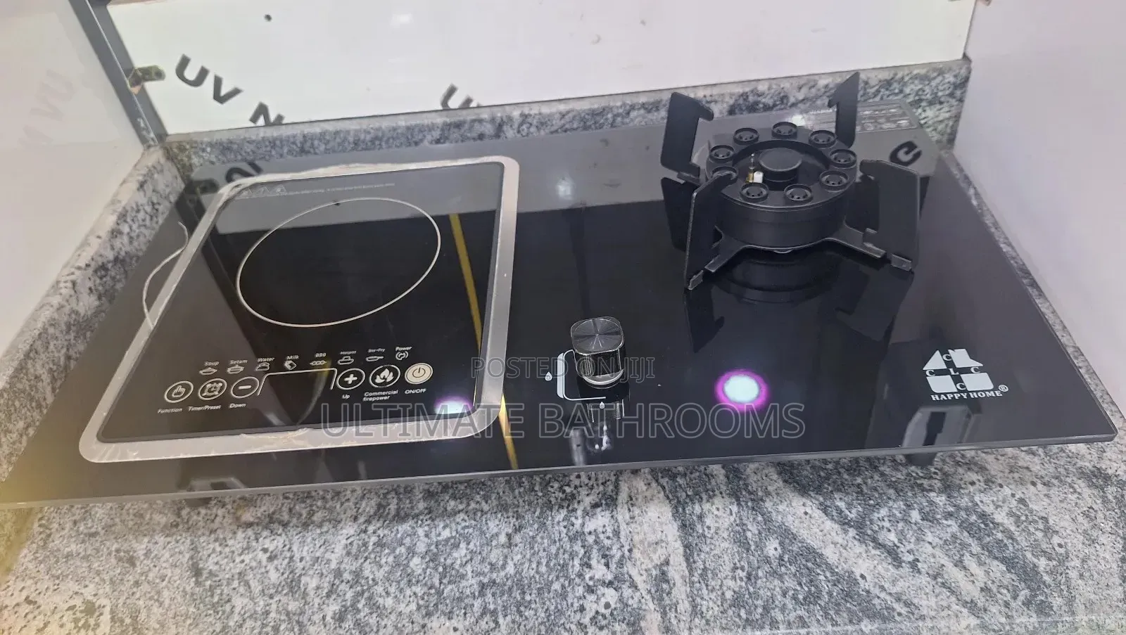 Flip Up Burner and Electric Cooker