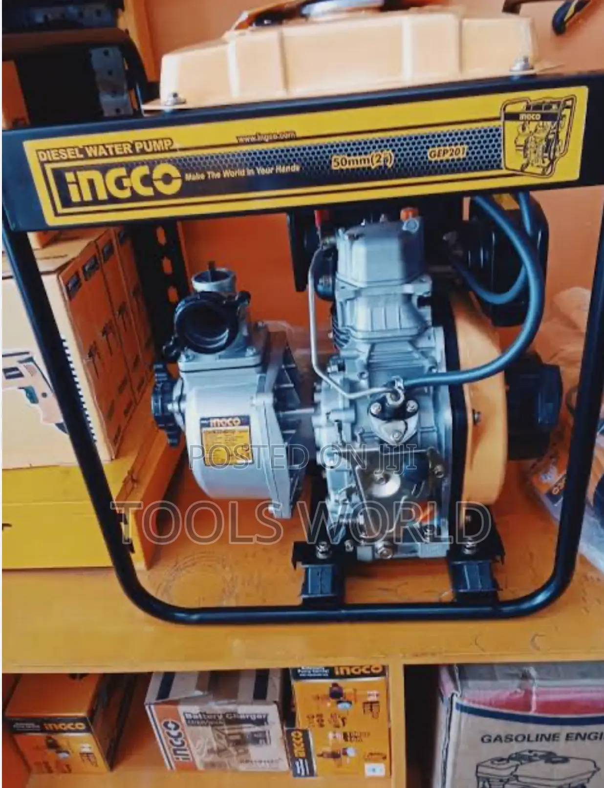 Ingco 3” Diesel Water Pump – 5.5hp | 1000l/Min Flow Rate