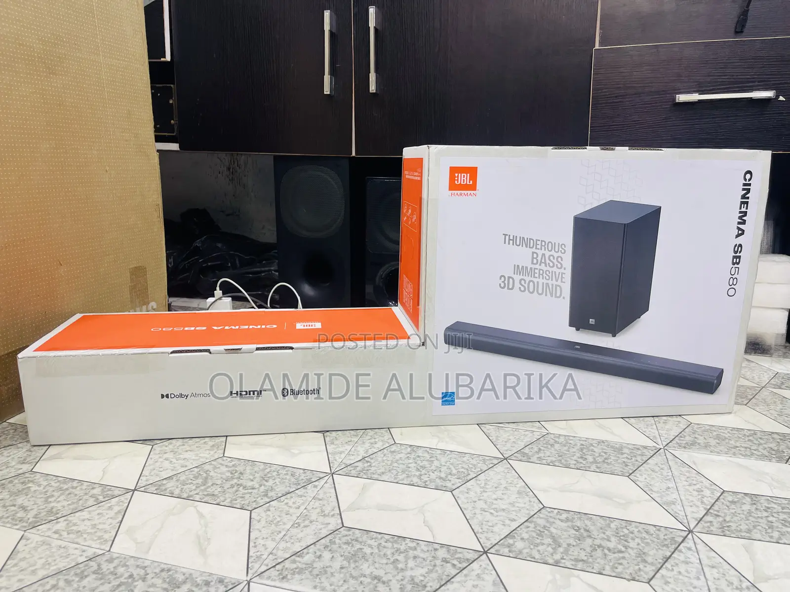 JBL Cinema Sb580 3.1soundbar Virtual Dolby Atmos Wireless
