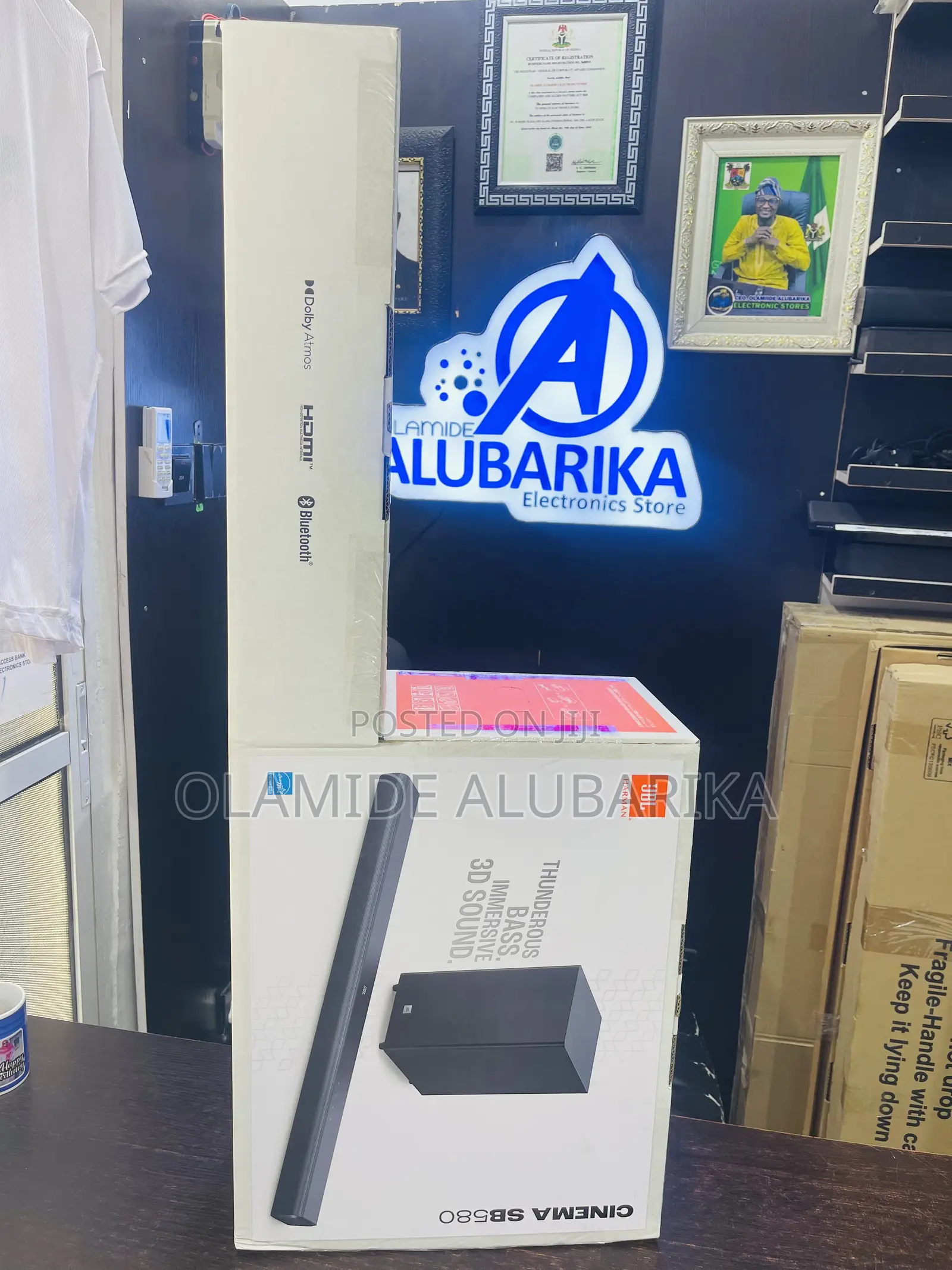 JBL Cinema Sb580 3.1soundbar Virtual Dolby Atmos Wireless