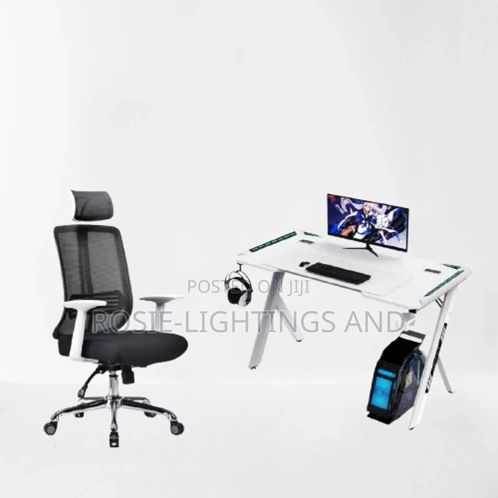 Home Studio Office / Gaming Table and High Back Chair
