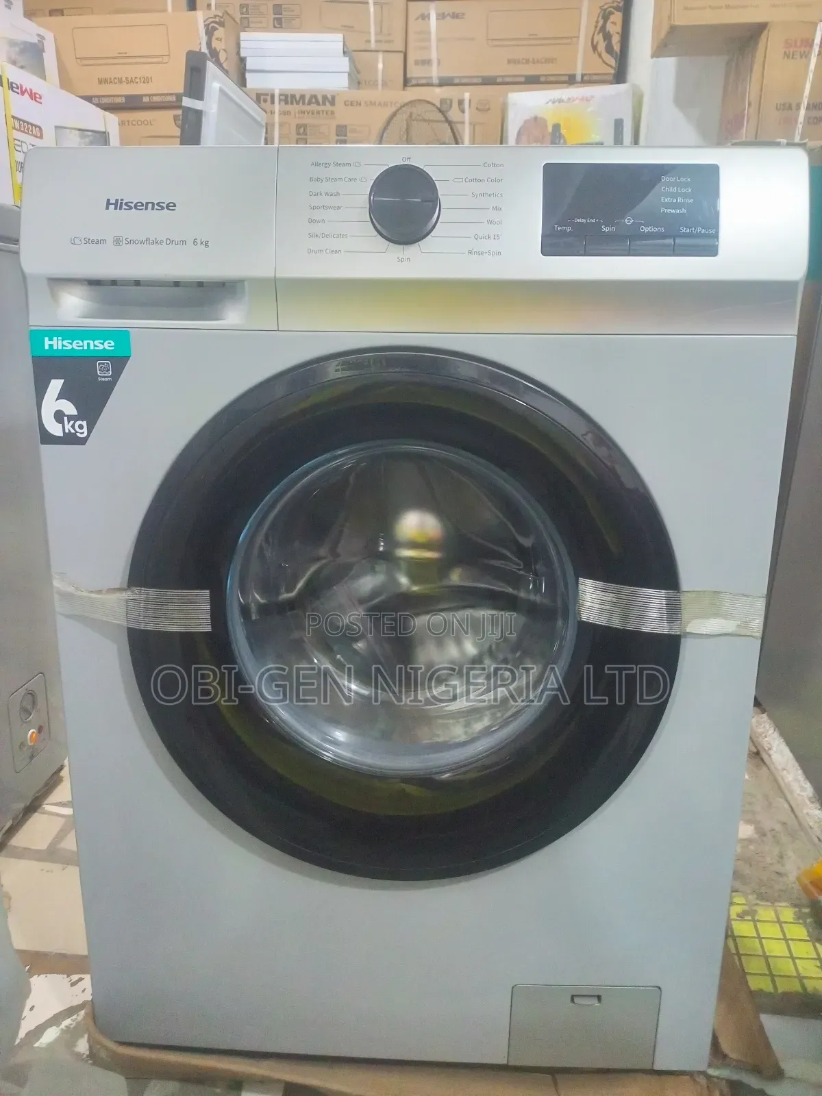 Hisense 6kg Frontload Automatic Washing Machine(Wfvc6010sset