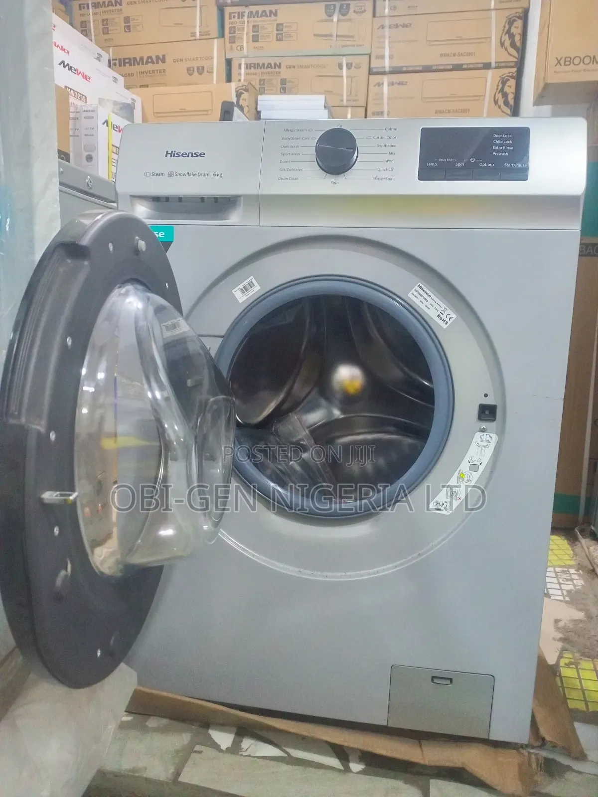 Hisense 6kg Frontload Automatic Washing Machine(Wfvc6010sset