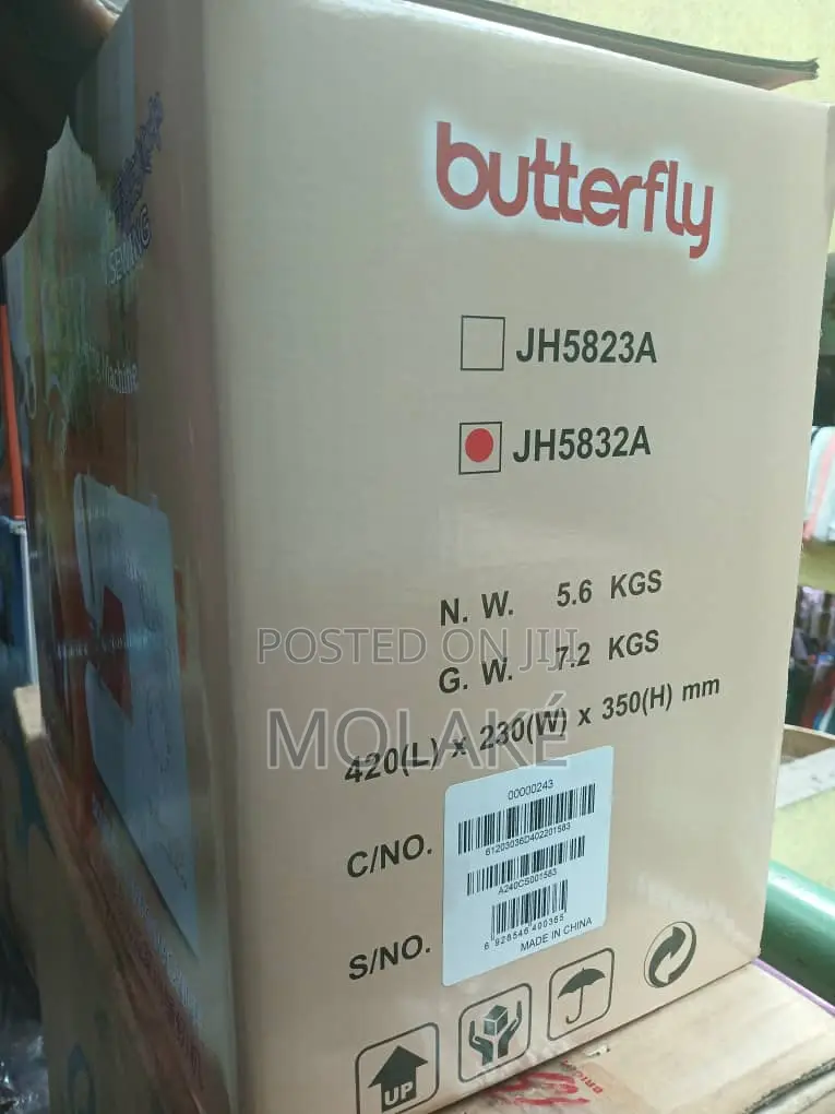 Jh5832a Butterfly Domestic Sewing Machine