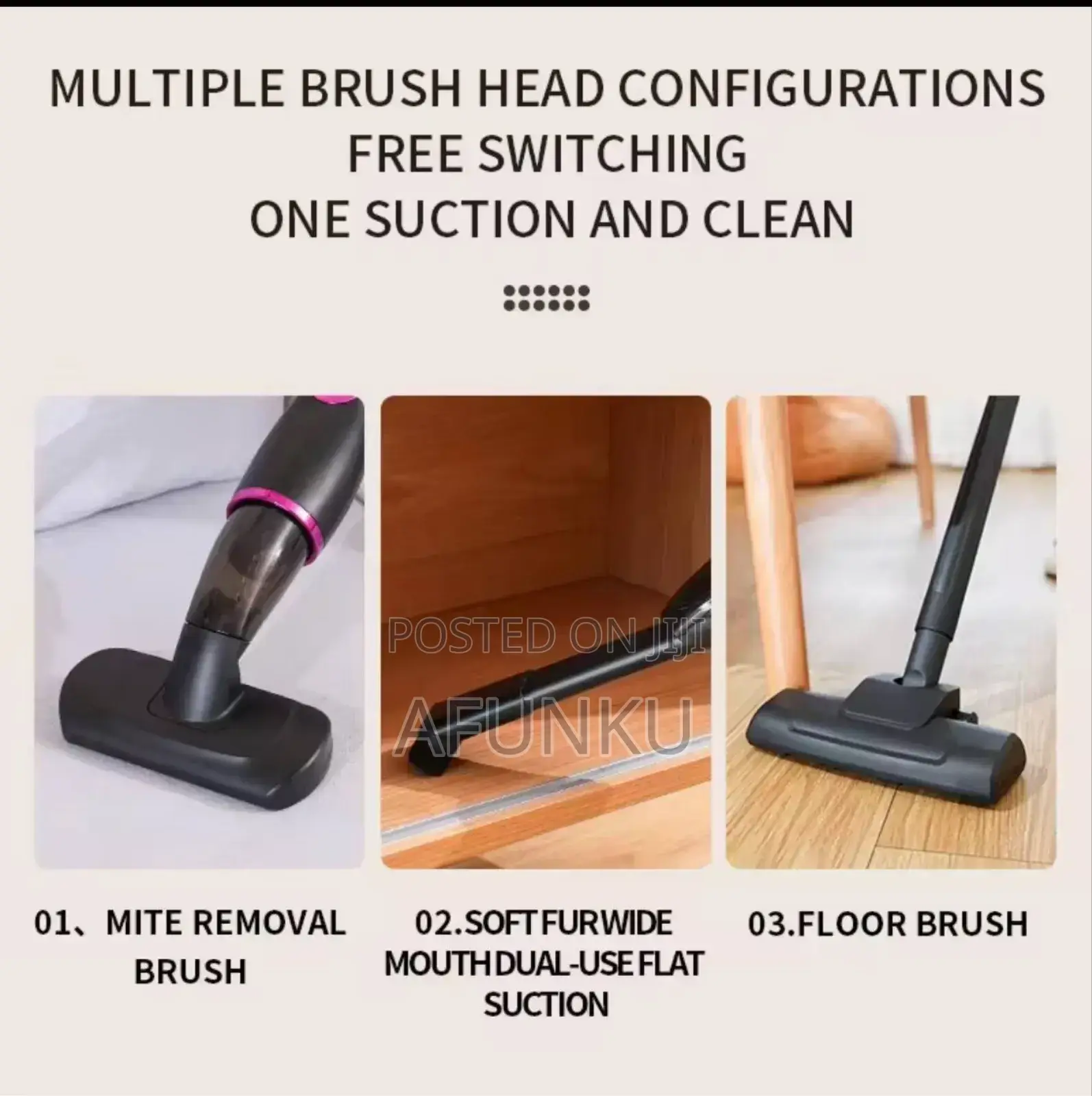 Cordless Vacuum Cleaner 3-in-1