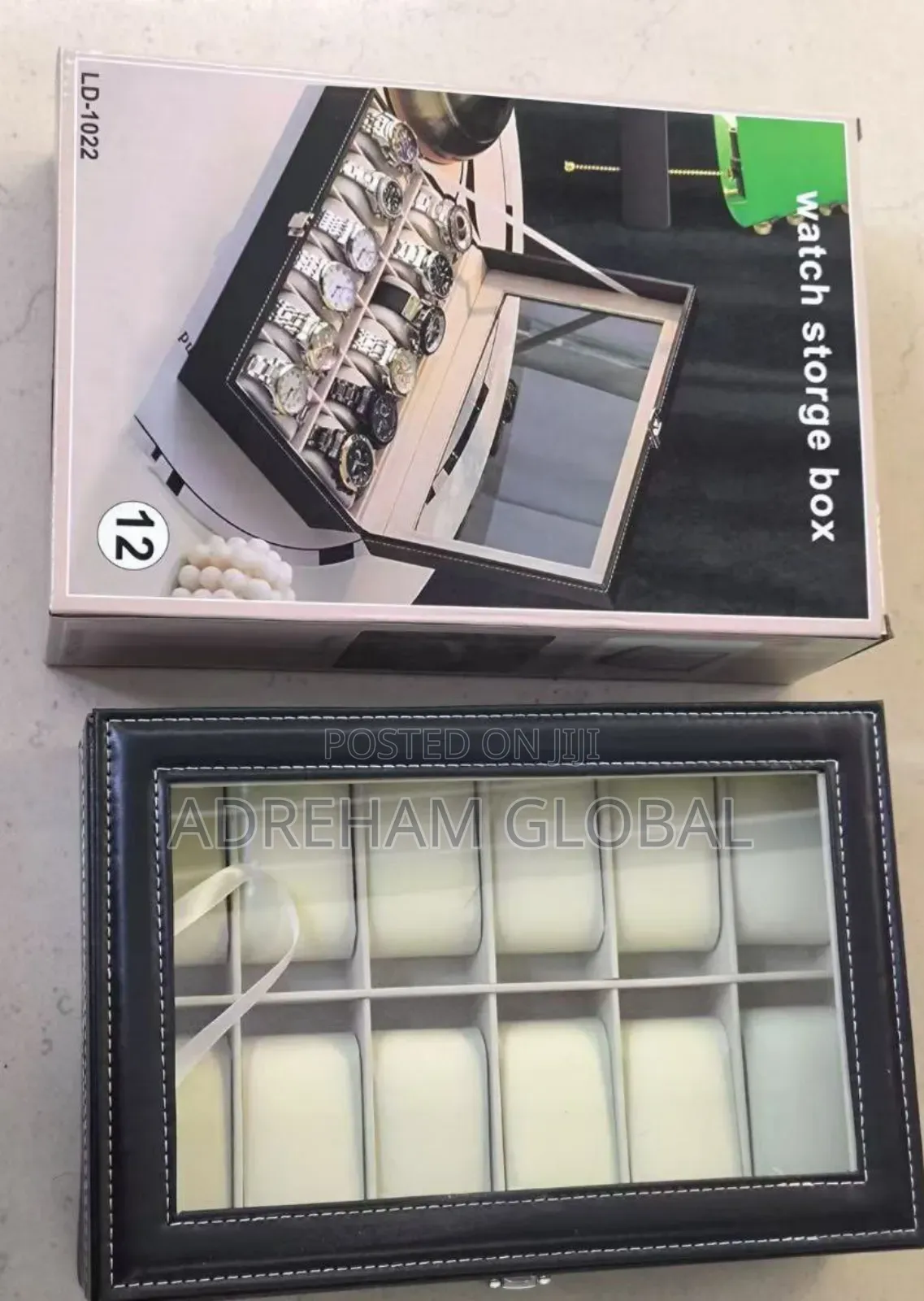 12 Slot Wristwatches Storage Box