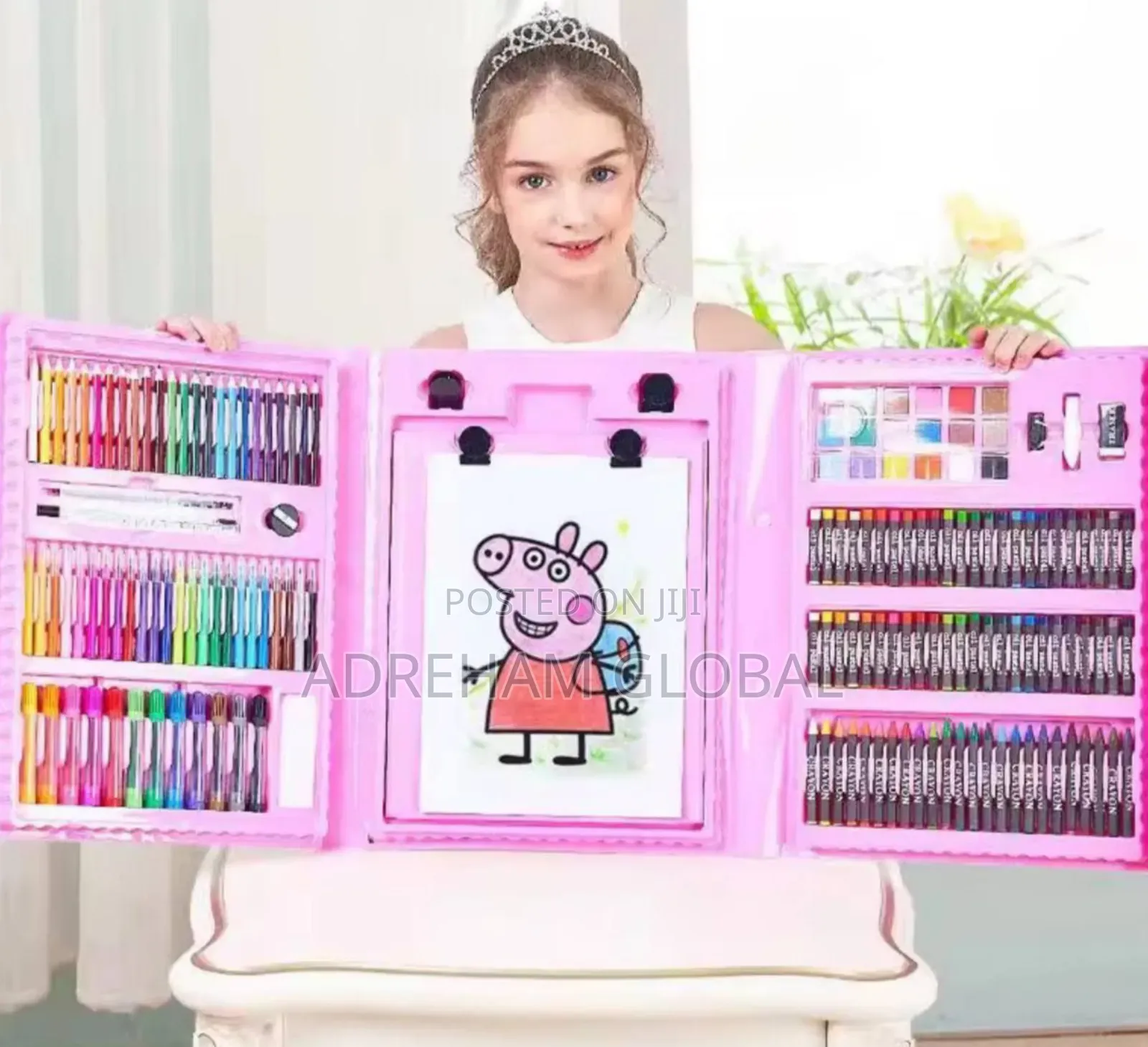 208 PCS Kids Super Mega Art Coloring Set Painting Set