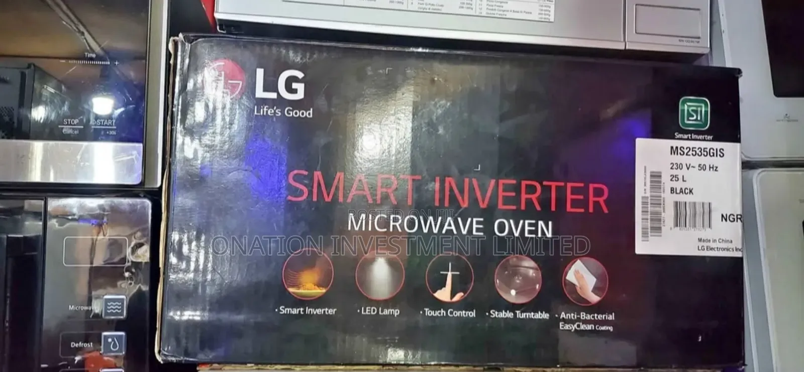 Lg Smart Inverter Microwave Oven With Grill 25l