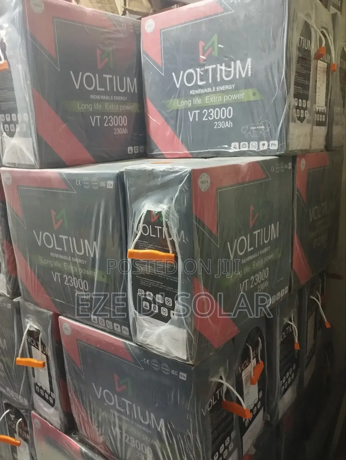 Voltium 230ah/12v Solar Tubular Battery