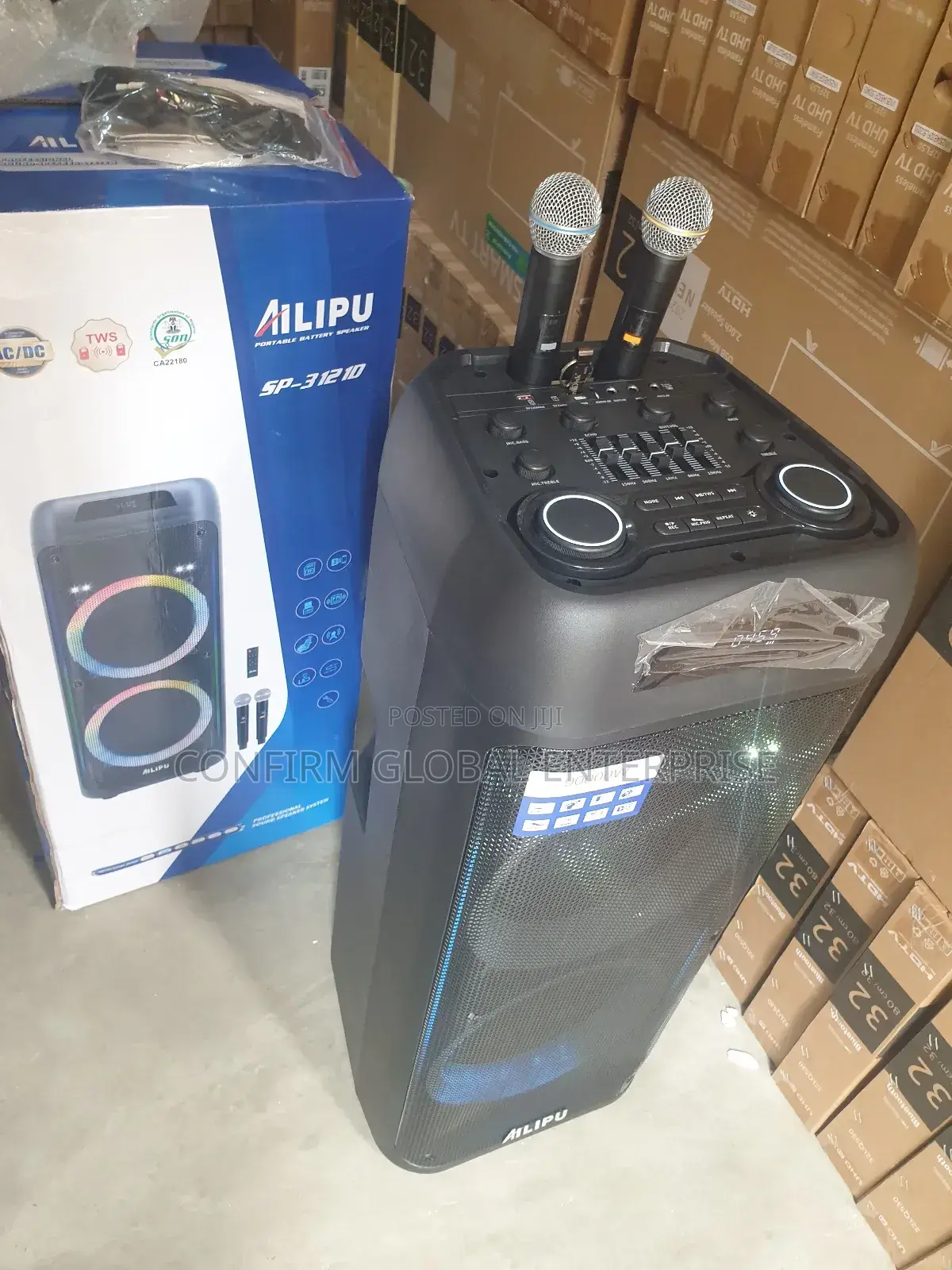 Heavy Bass Ailipu 3121d Pa System With 2 Microphone 