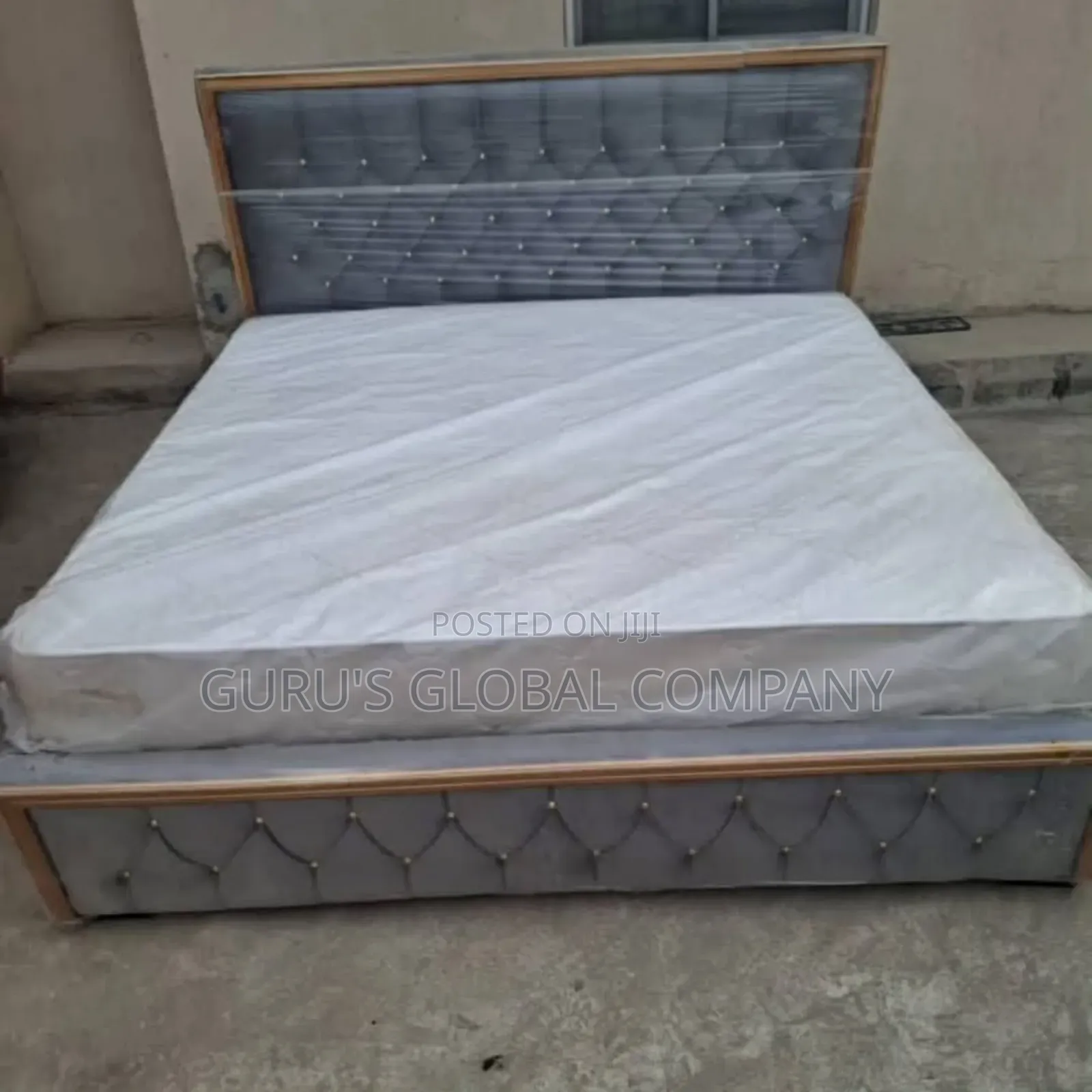 Unique Quality Padded Bed Frame and Mattress