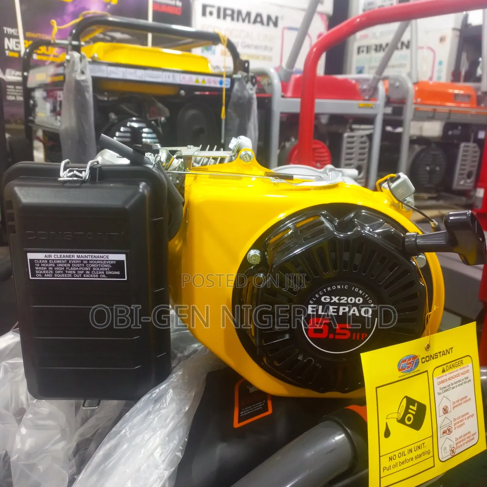 Follow Come Elepaq Constant Gx200 Half Engine 6.5hp Set