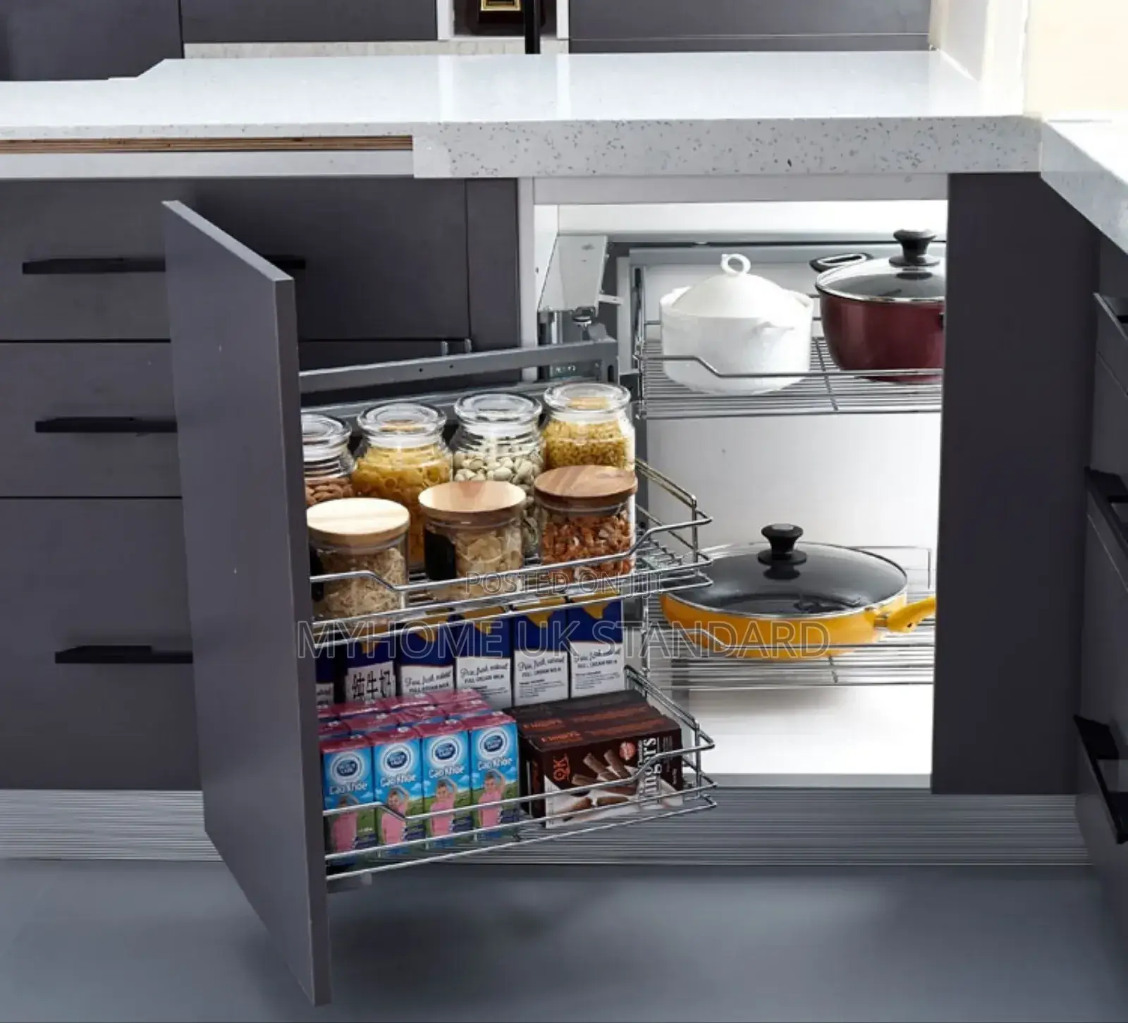 Swing Tray Kitchen Cabinet