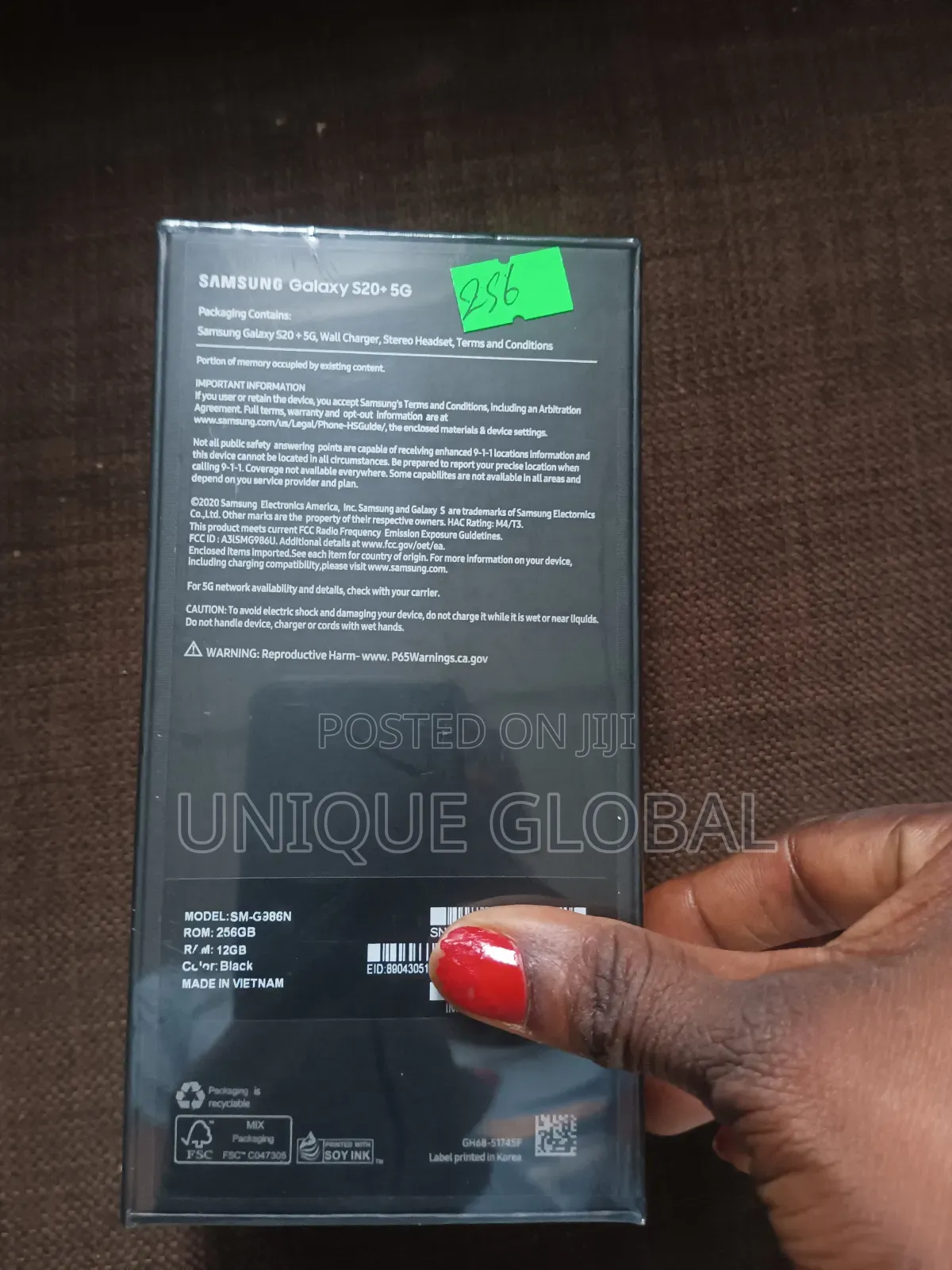 New Samsung Galaxy S20 128 GB Gray
