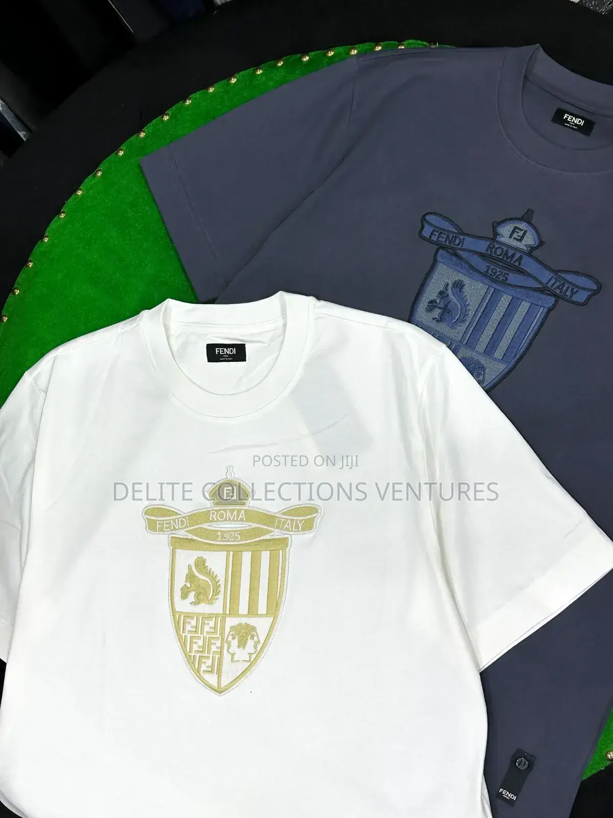 New in Fendi White Cotton T-Shirt* *Available in M-Xl