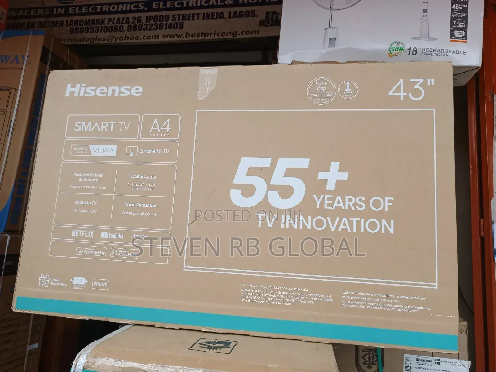 Hisense 43 Inches FHD Smart Tv 43a4k