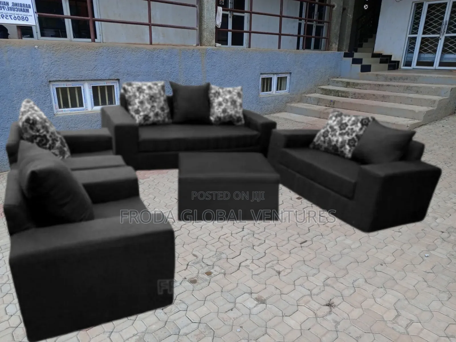 Quality Couch of 7 Seaters Sofa Chairs and Table. Ap13