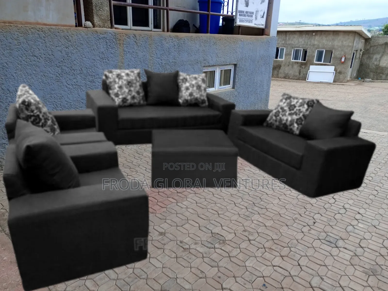 Quality Couch of 7 Seaters Sofa Chairs and Table. Ap17