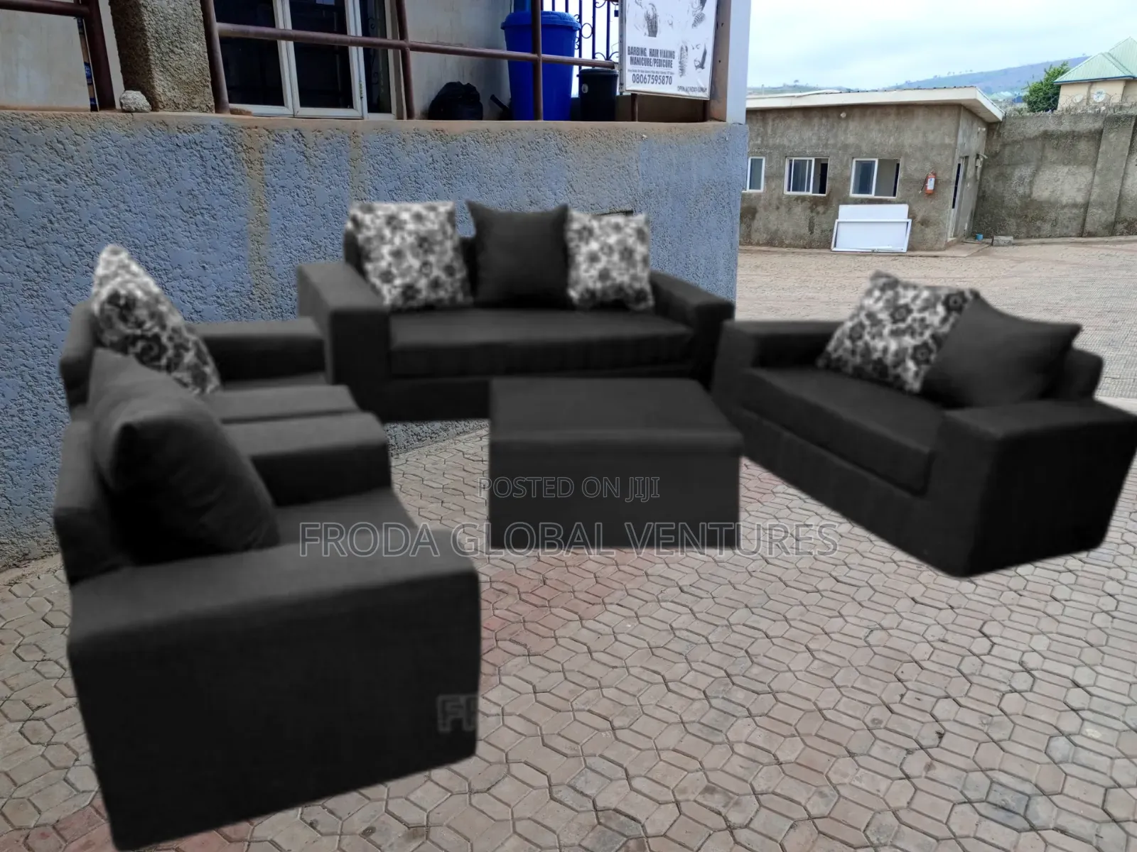 Quality Couch of 7 Seaters Sofa Chairs and Table. Ap19