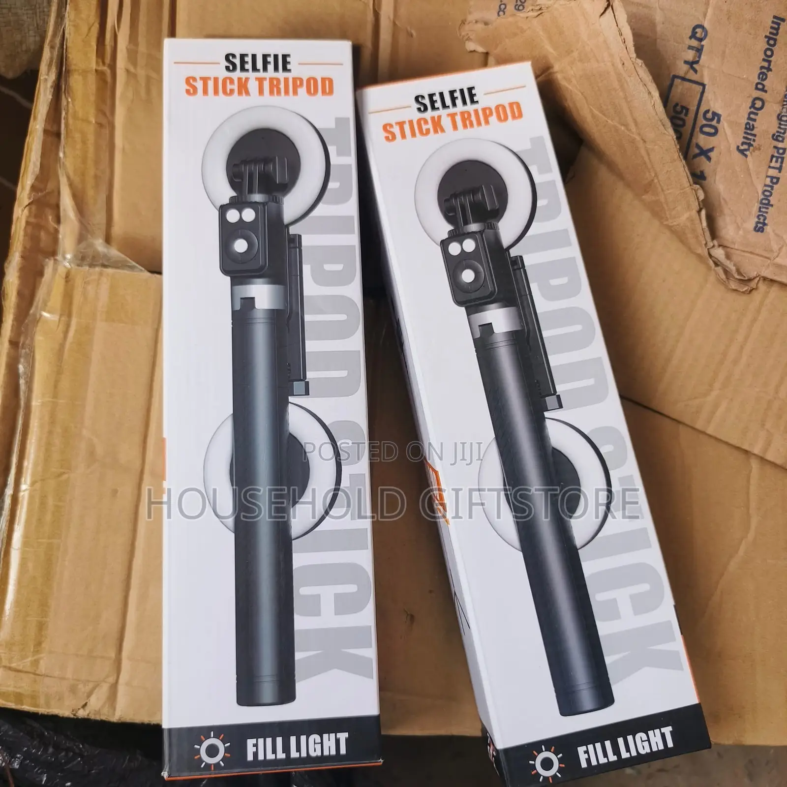 Long Selfie Tripod Stand With 2 Led Light