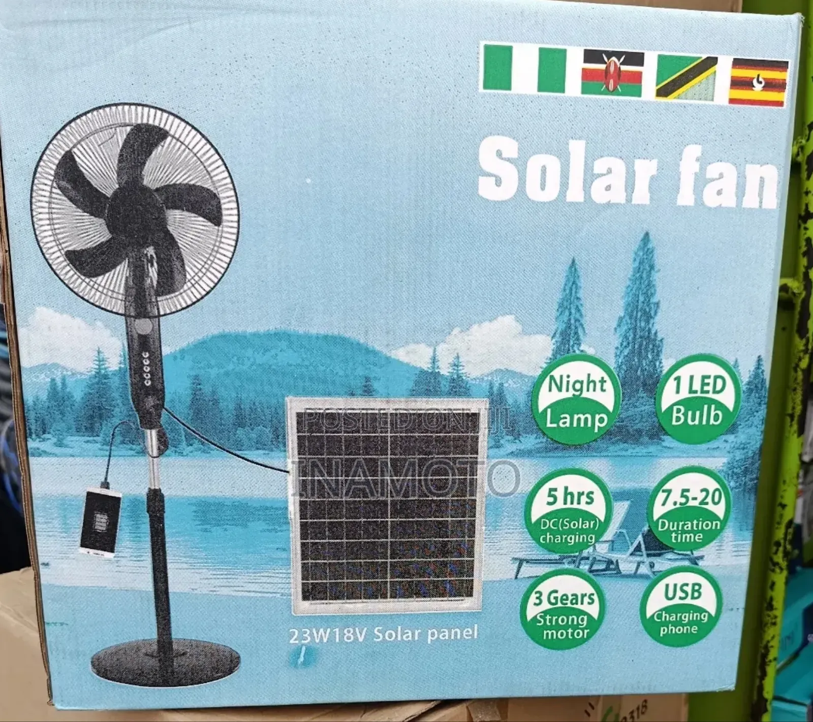 23w Solar Fan