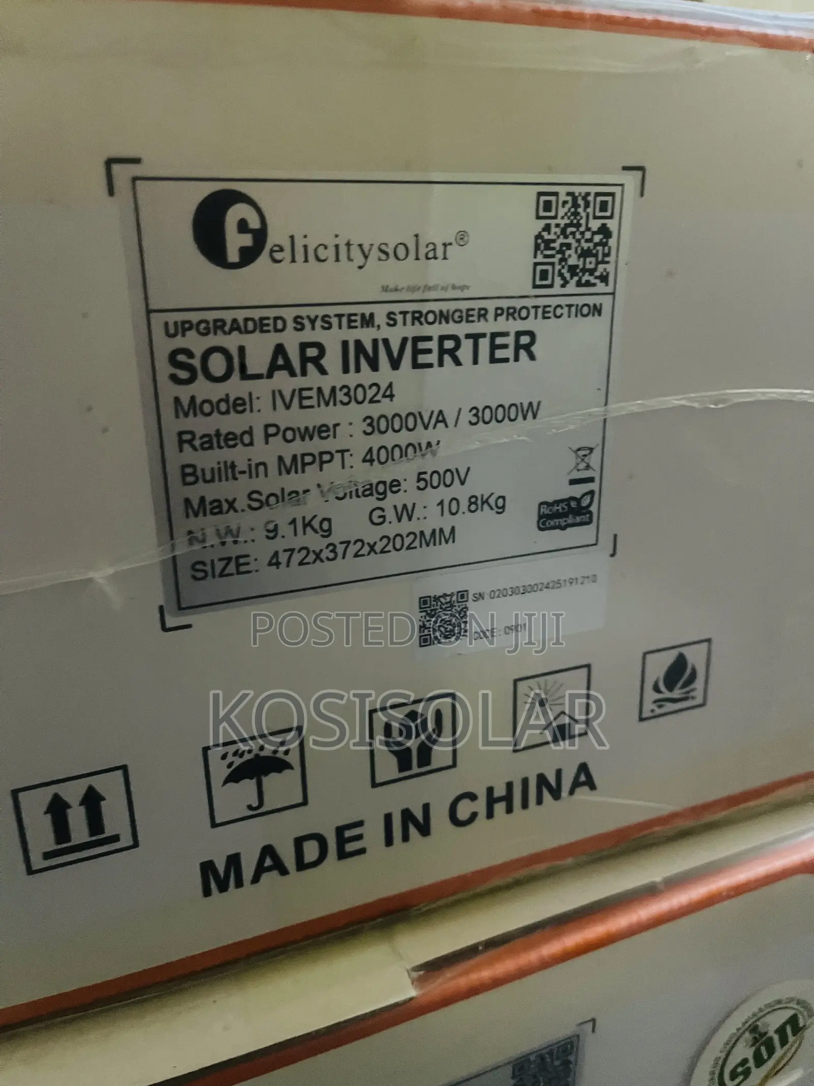 3kva 24v Felicity Solar Inverter