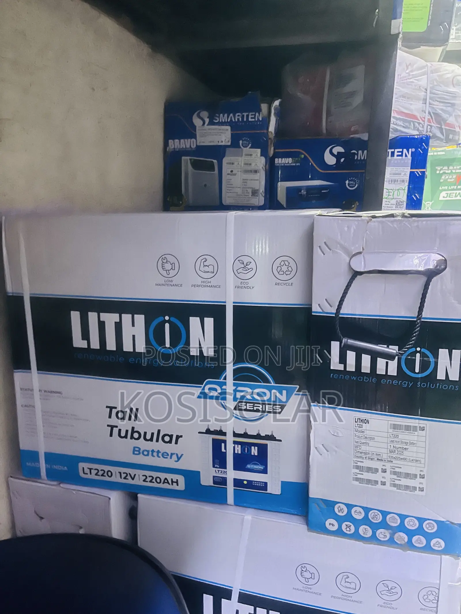 220ah 12v Lithon Tubular Battery